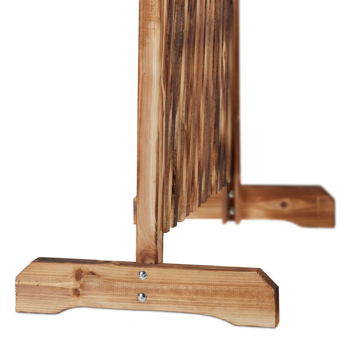 Rankgitter Holz ziehbar Hellbraun von Relaxdays