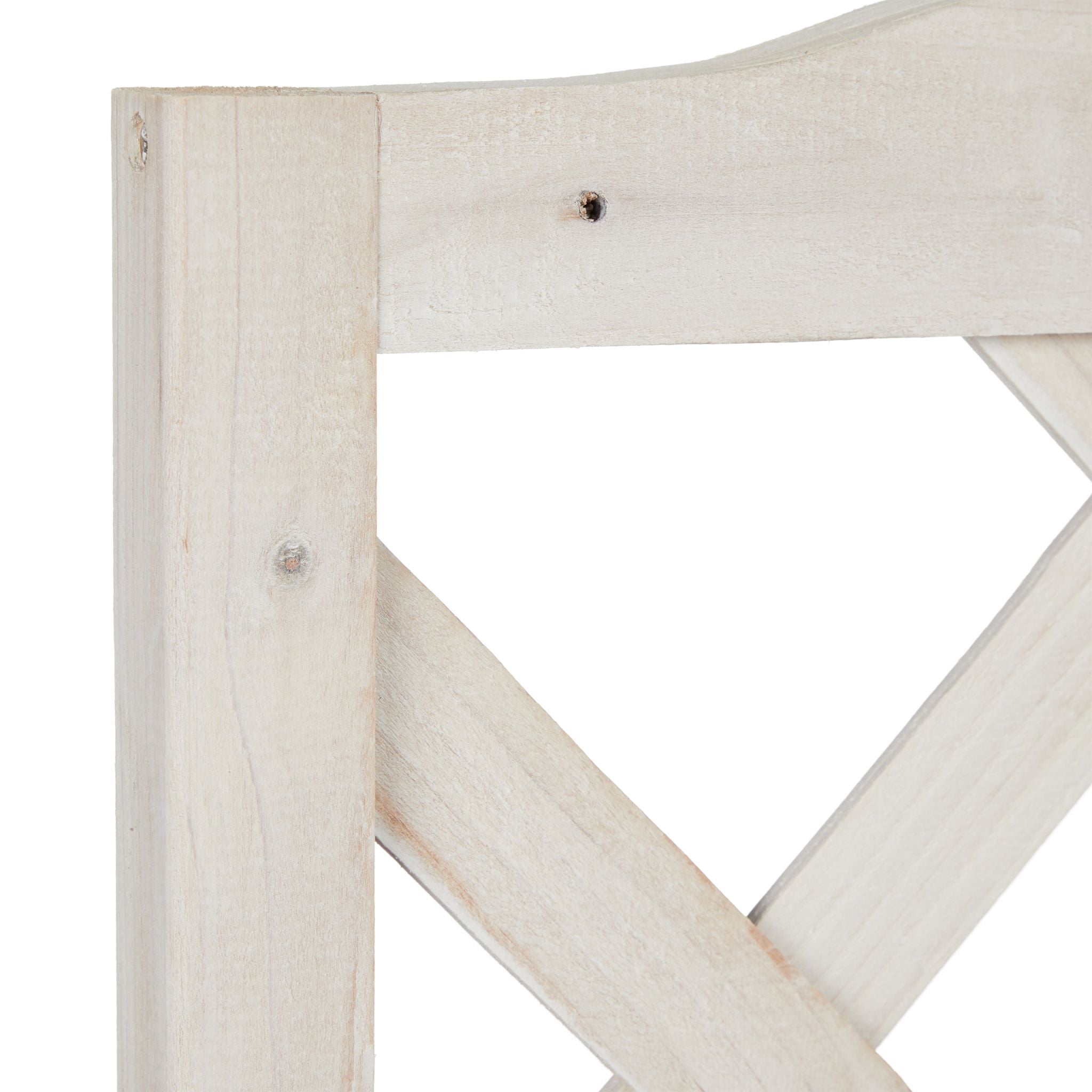 Holz Rankkasten Weiss