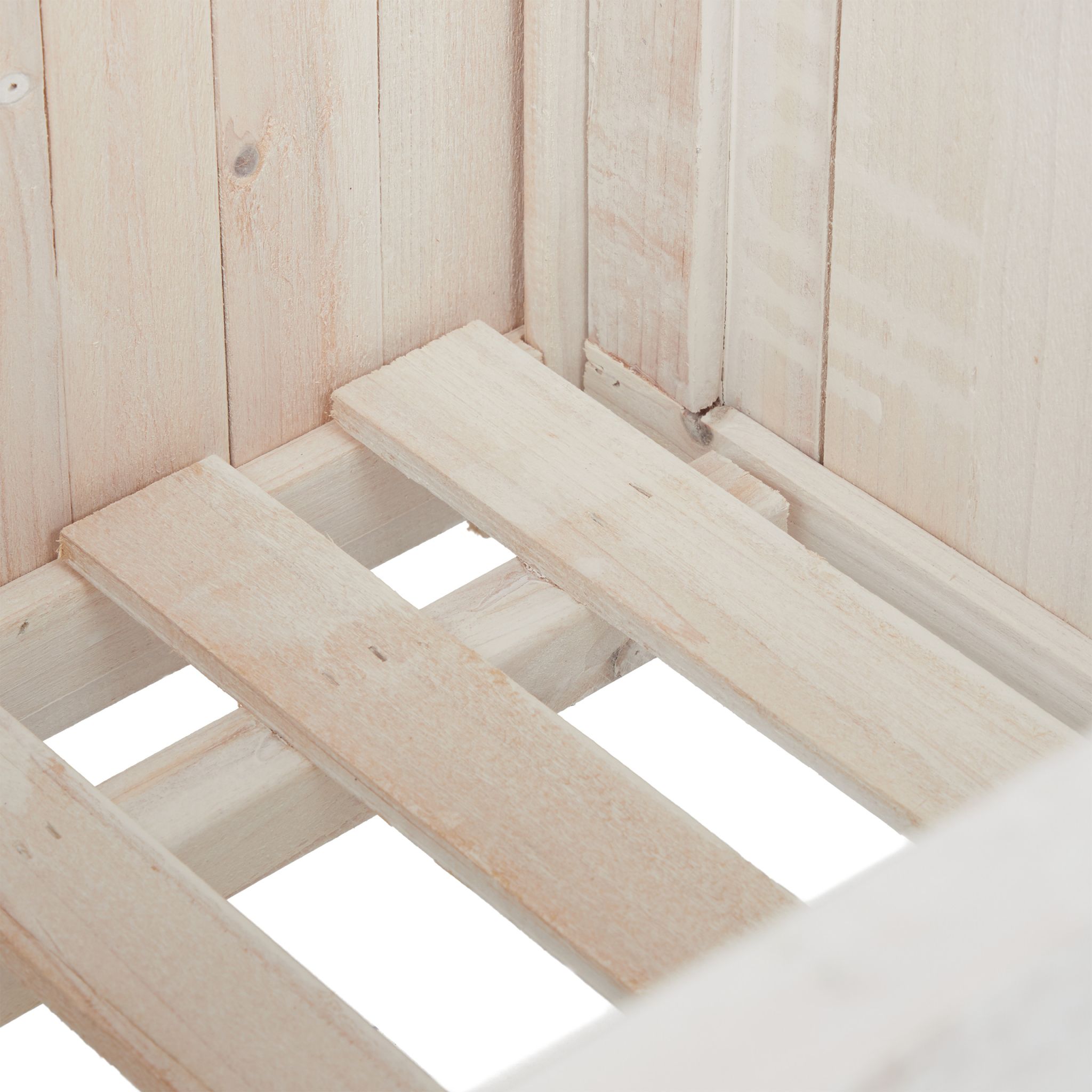 Holz Rankkasten Weiss