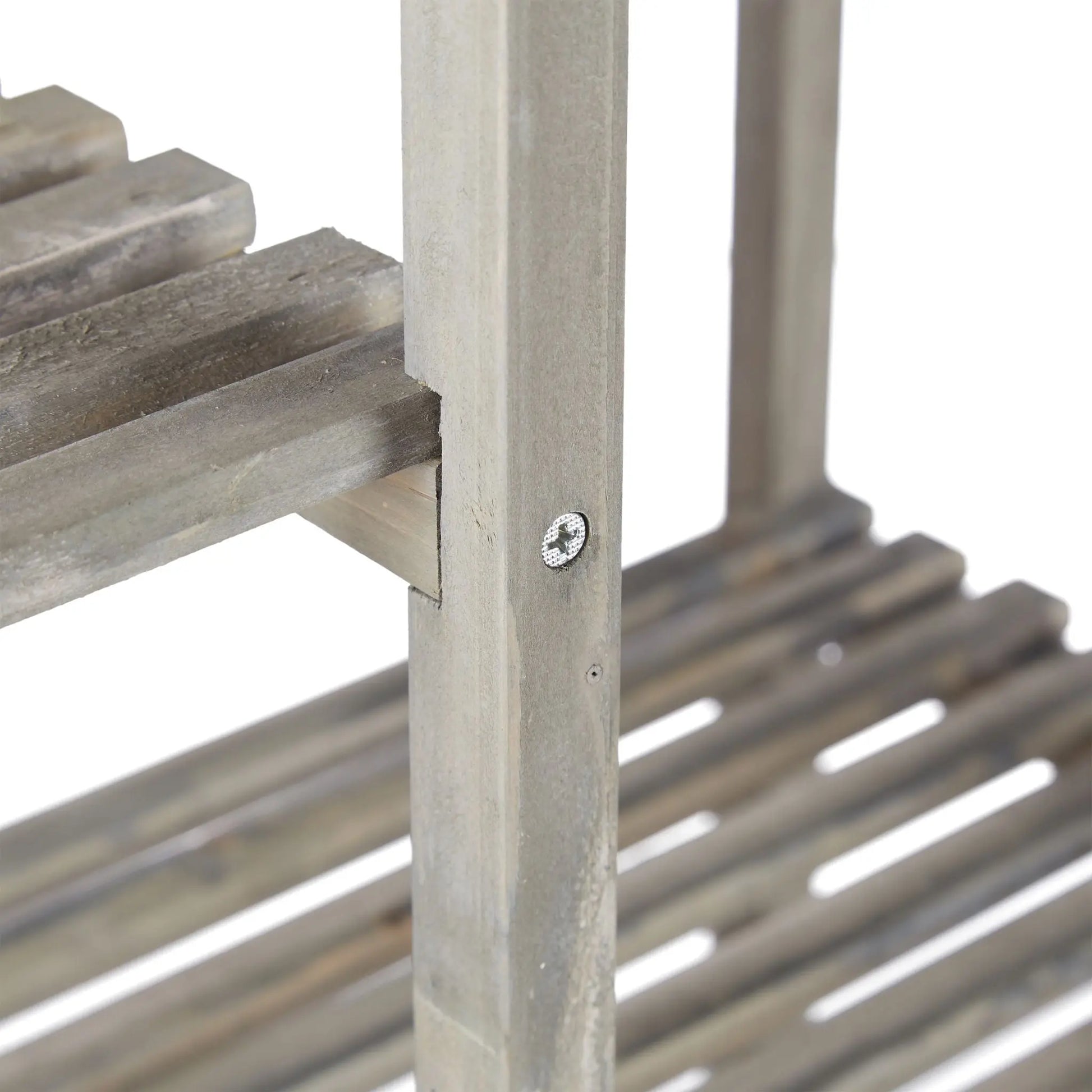Blumenregal Holz Grau von Relaxdays