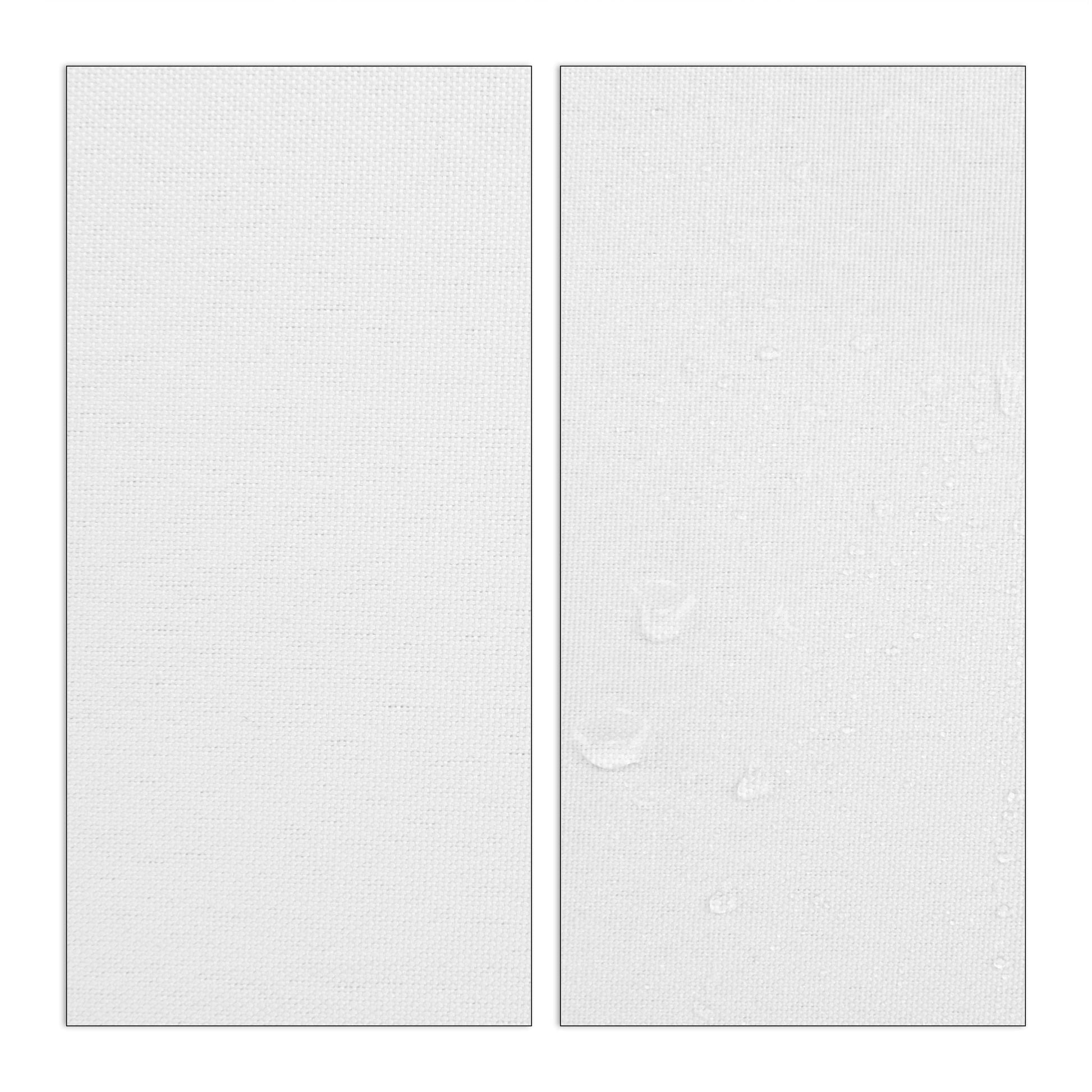 Rechteckiges Sonnensegel weiss Weiss von Relaxdays
