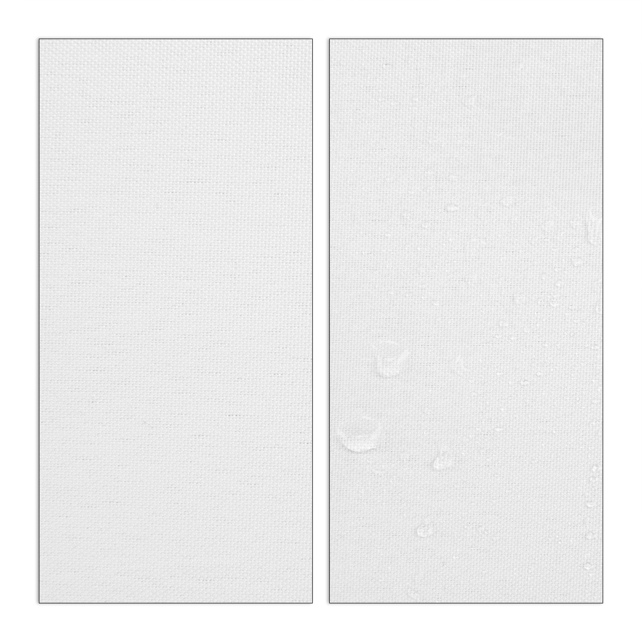 Rechteckiges Sonnensegel weiss Weiss von Relaxdays