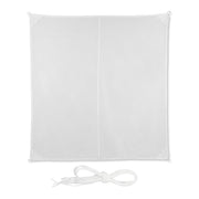 Sonnensegel Quadrat in Weiss Weiss von Relaxdays