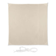 Sonnensegel Quadrat in Beige Beige von Relaxdays