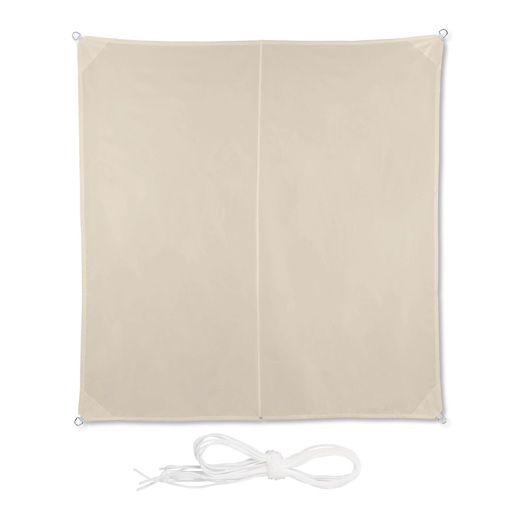 Sonnensegel Quadrat in Beige Beige von Relaxdays