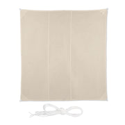 Sonnensegel Quadrat in Beige Beige von Relaxdays