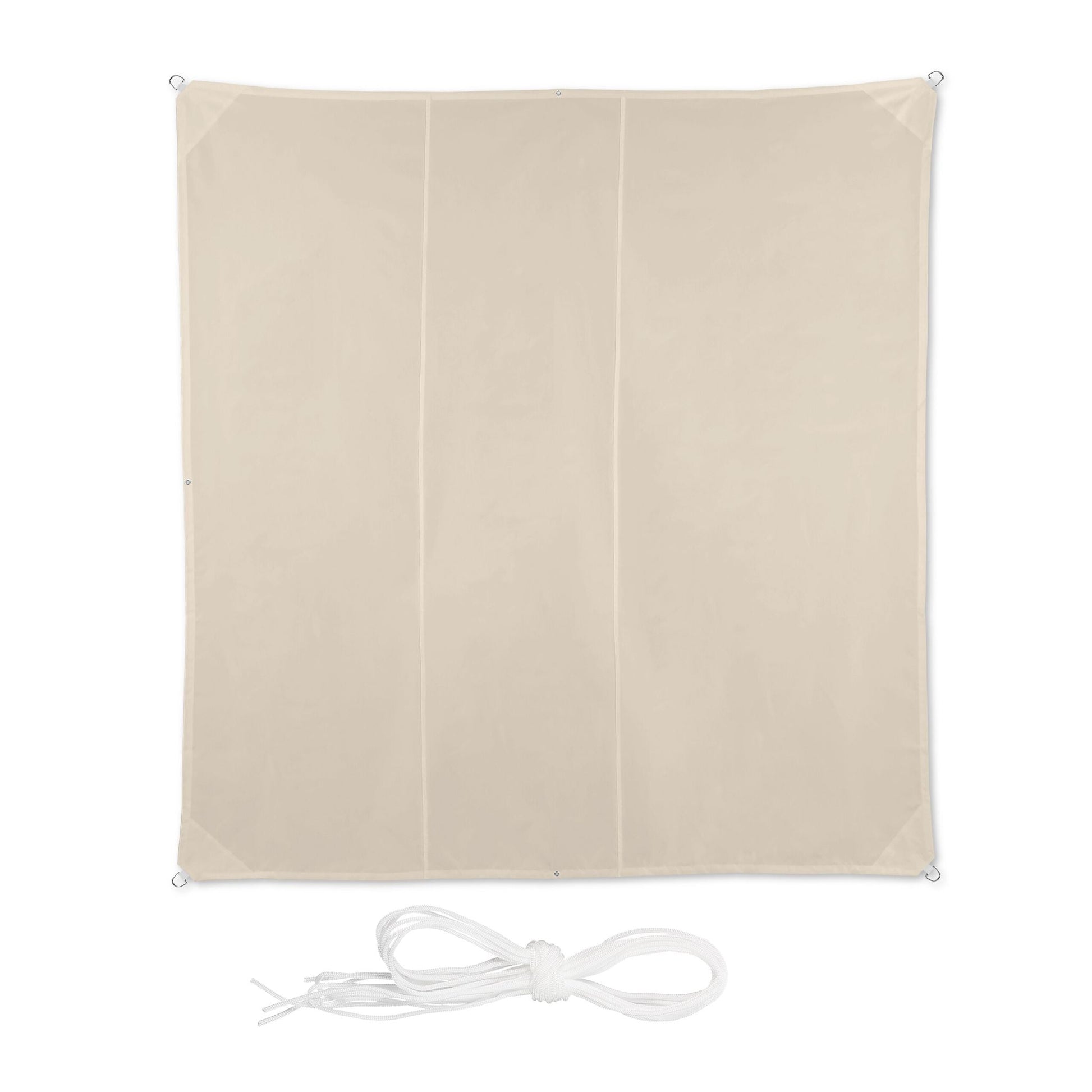 Sonnensegel Quadrat in Beige Beige von Relaxdays