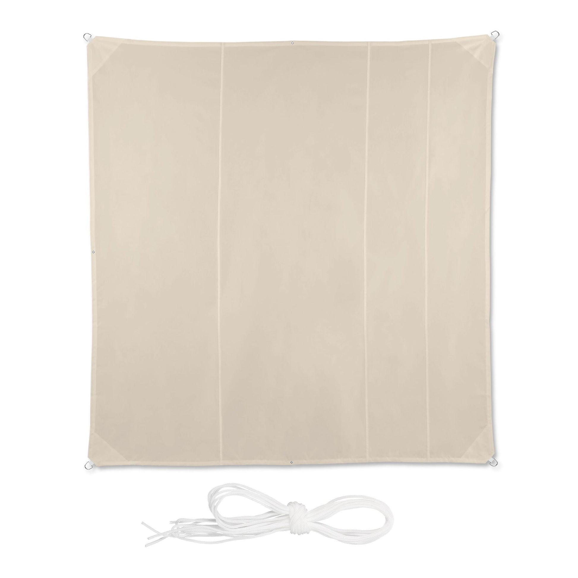 Sonnensegel Quadrat in Beige Beige von Relaxdays