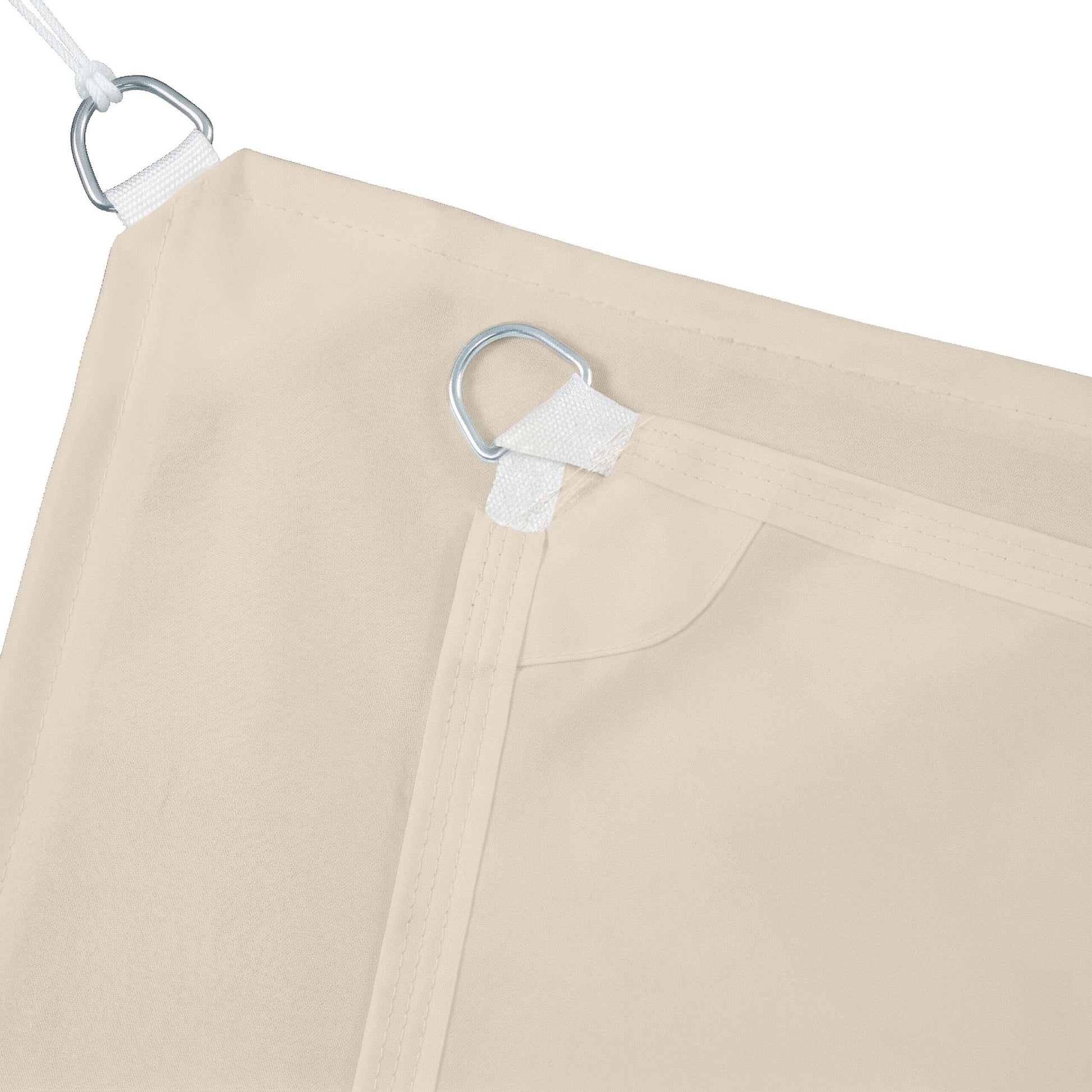 Sonnensegel Quadrat in Beige Beige von Relaxdays