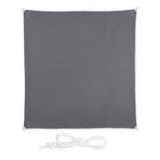 Sonnensegel Quadrat in Grau Grau von Relaxdays
