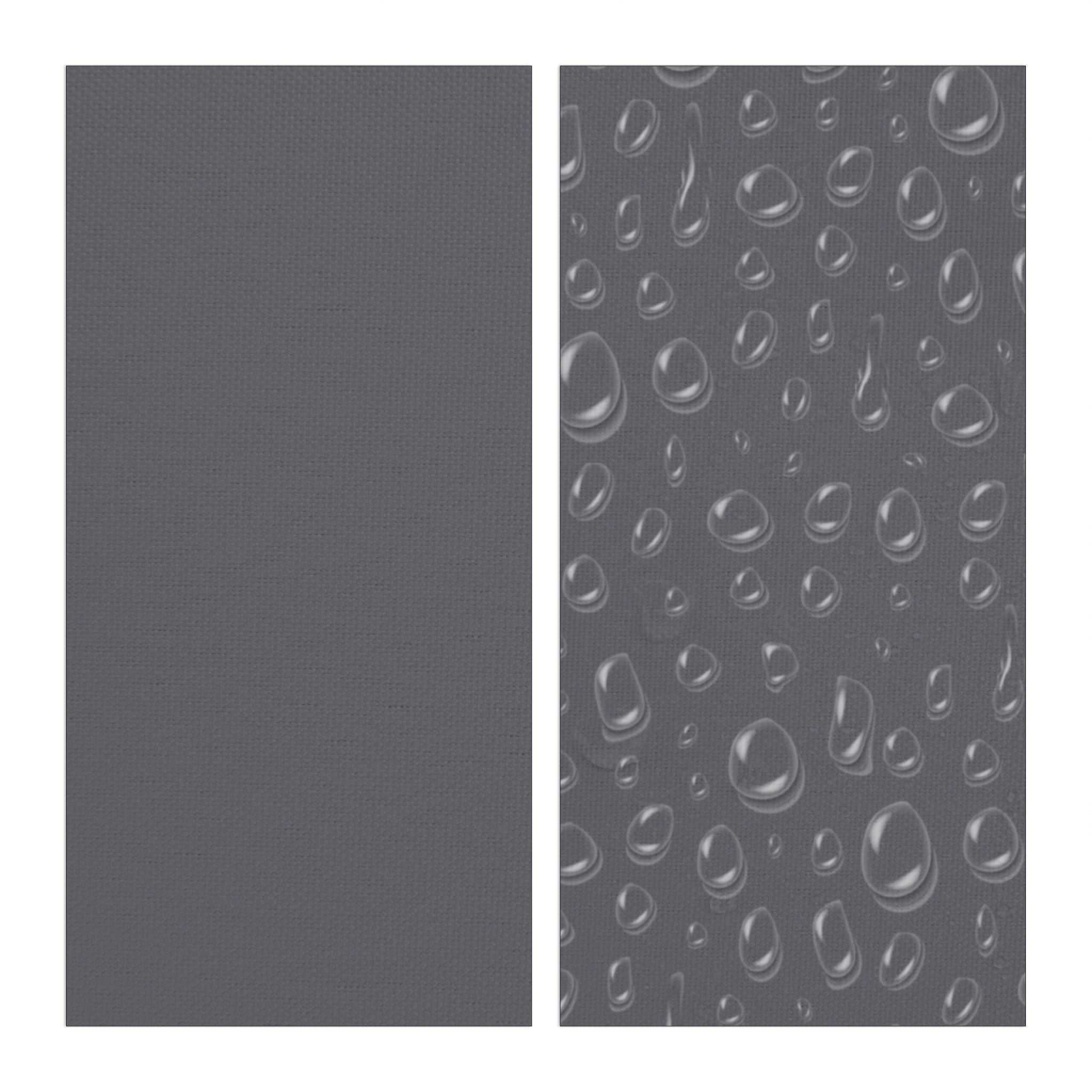 Sonnensegel Quadrat in Grau Grau von Relaxdays