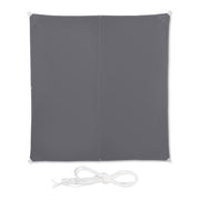 Sonnensegel Quadrat in Grau Grau von Relaxdays