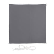 Sonnensegel Quadrat in Grau Grau von Relaxdays