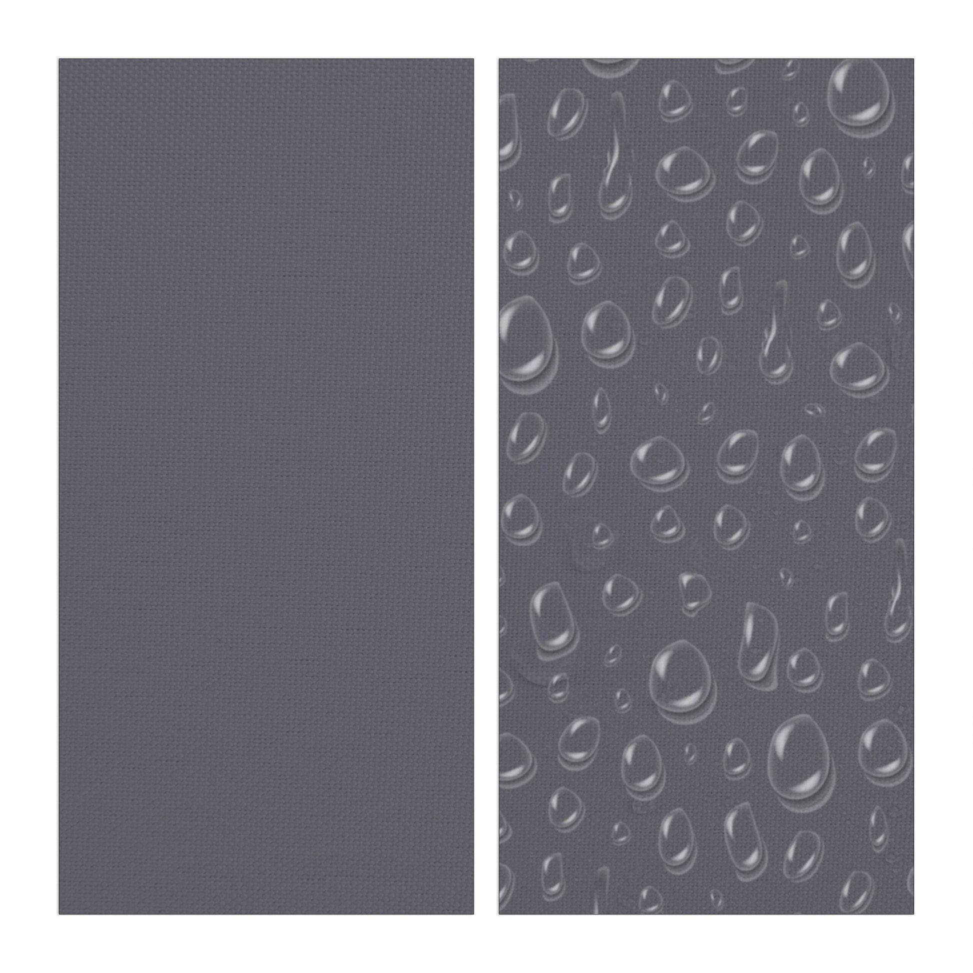 Sonnensegel Quadrat in Grau Grau von Relaxdays