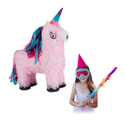 Pinata Einhorn Pink-Rosa-Türkis von Relaxdays