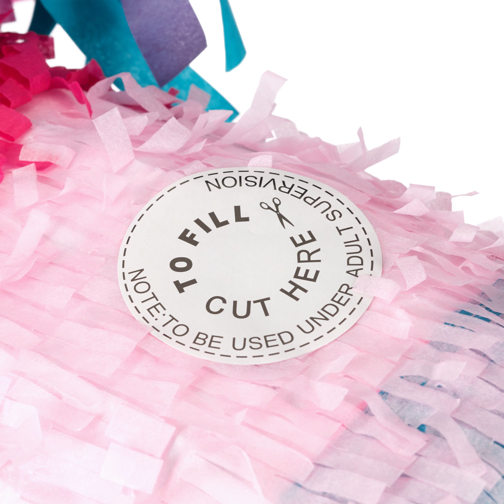 Pinata Einhorn Pink-Rosa-Türkis von Relaxdays