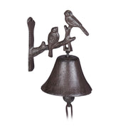 Türglocke Gusseisen Vogel Dunkelbraun von Relaxdays