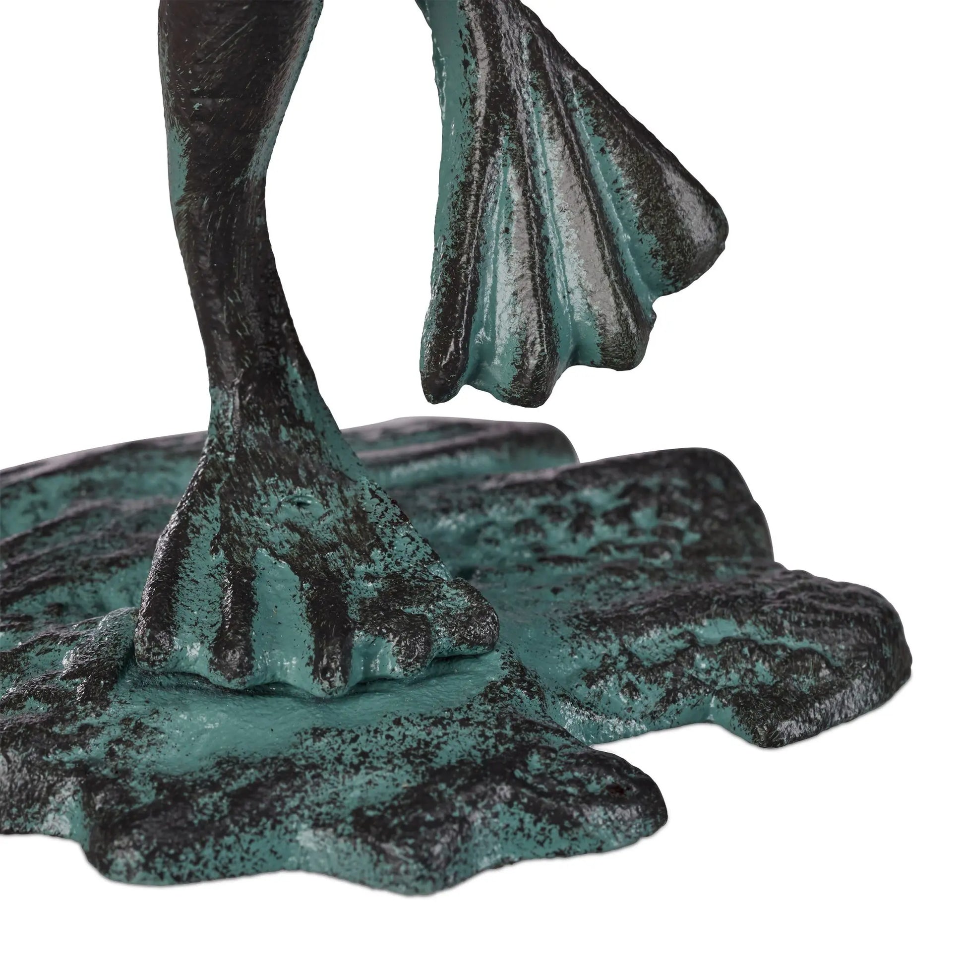 Gartenfigur Frosch Dunkelgrün von Relaxdays