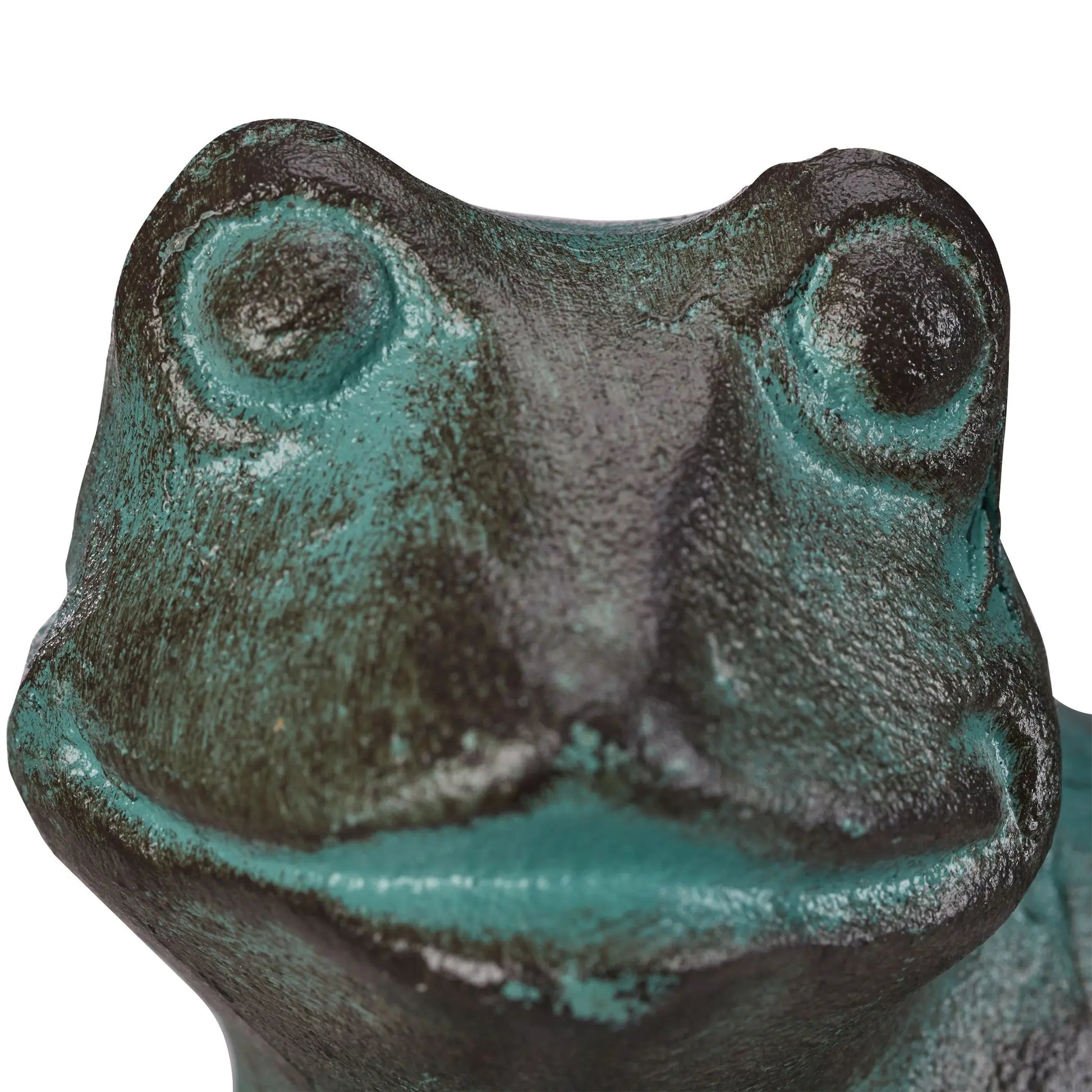 Gartenfigur Frosch Dunkelgrün von Relaxdays
