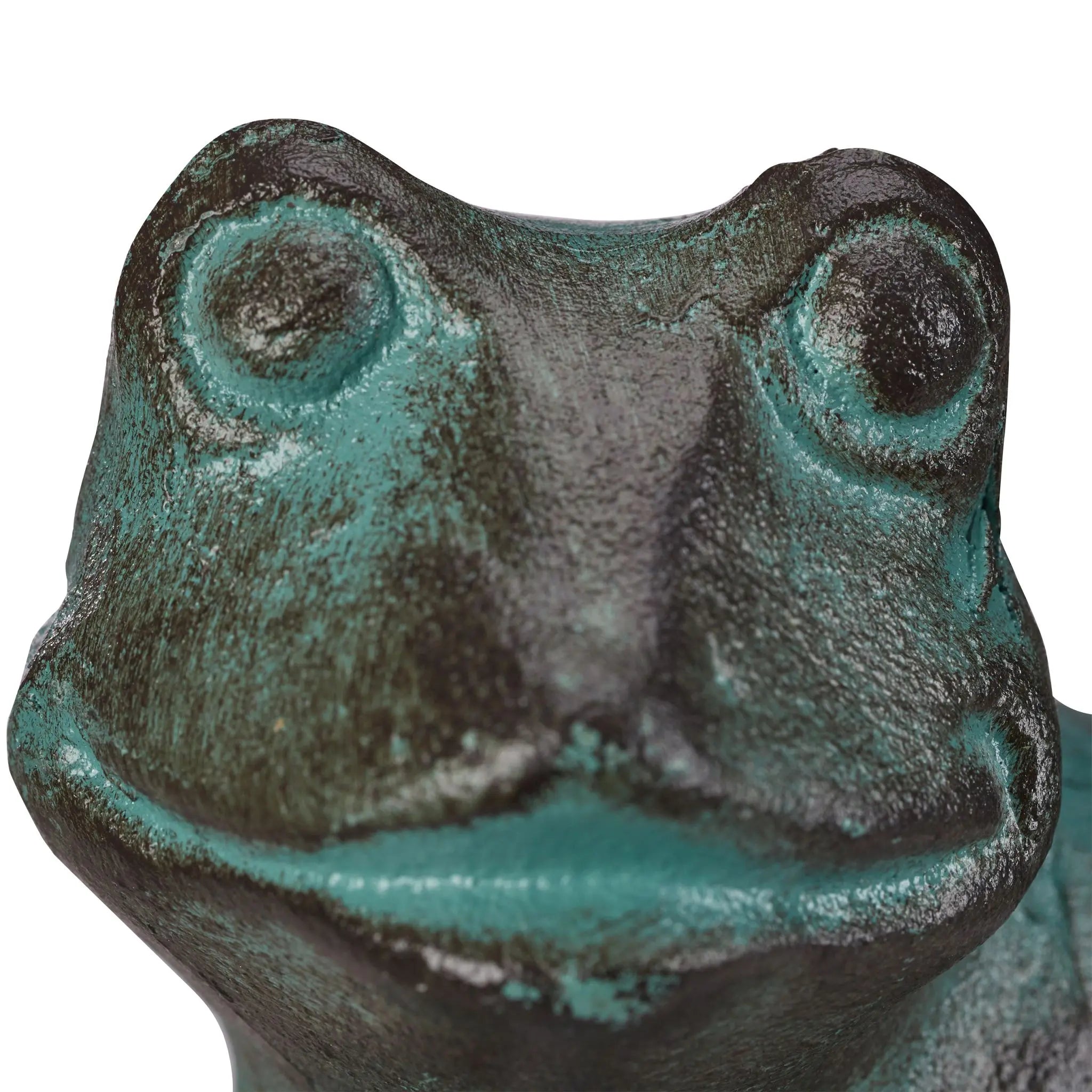 Gartenfigur Frosch Dunkelgrün von Relaxdays