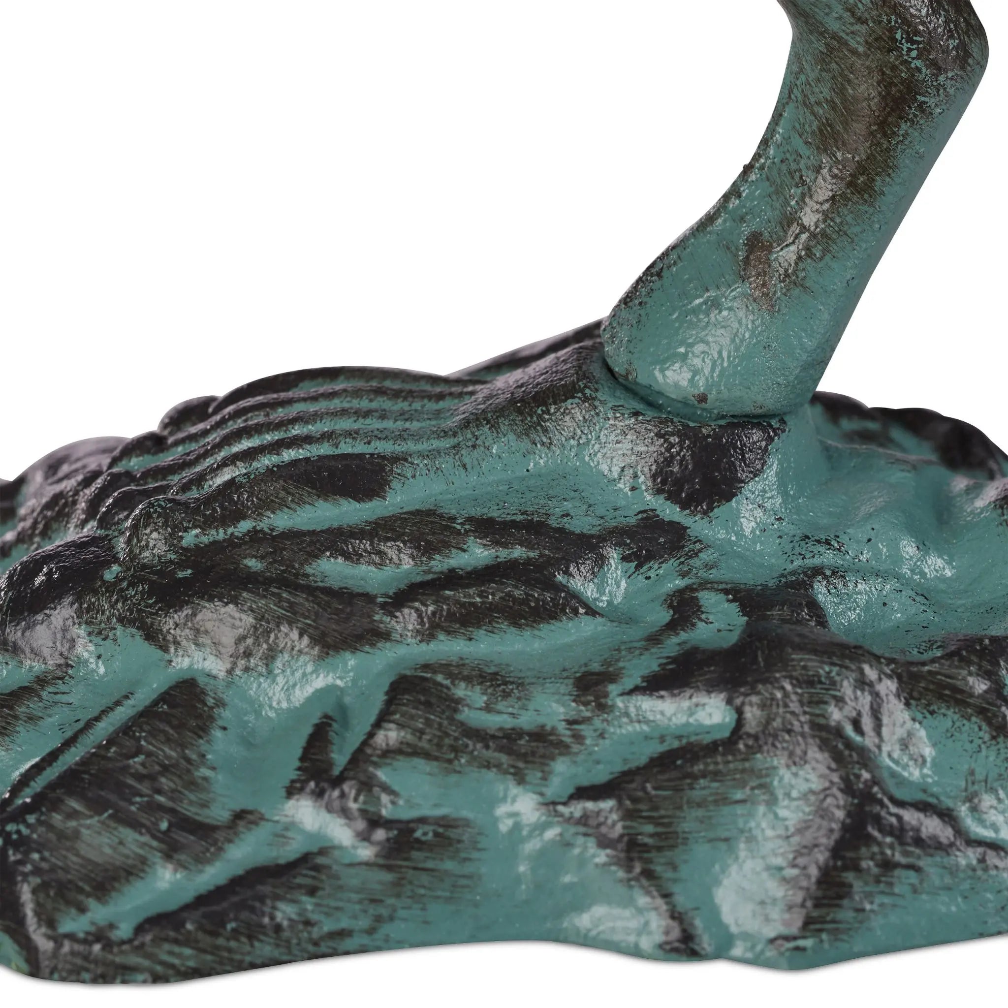 Gartenfigur Frosch Dunkelgrün von Relaxdays