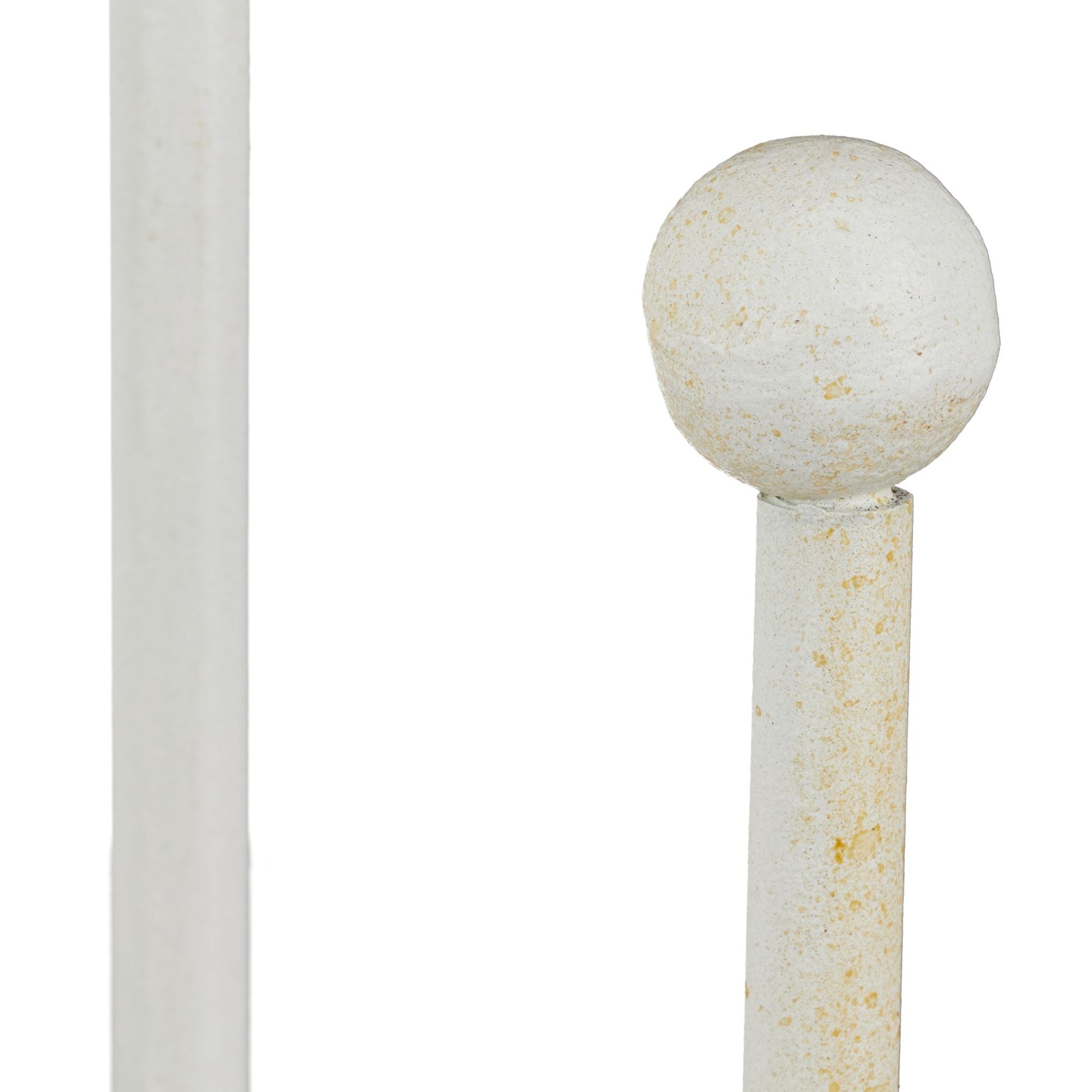 Küchenrollenhalter stehend Retro Design Weiss von Relaxdays