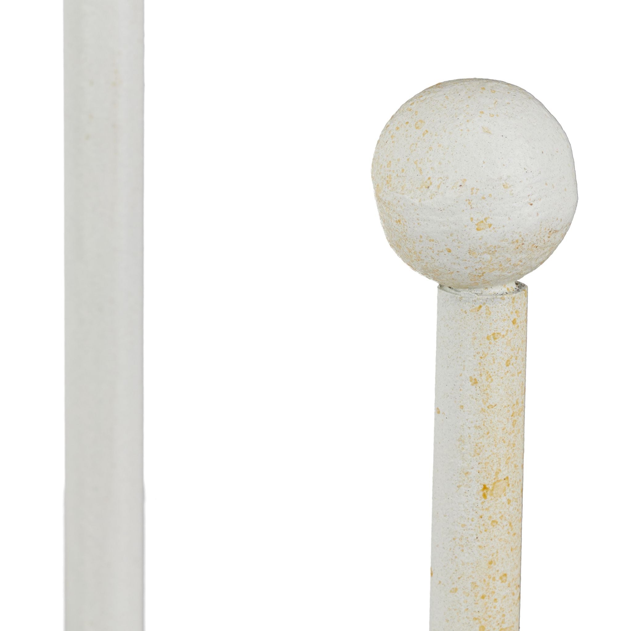 Küchenrollenhalter stehend Retro Design Weiss von Relaxdays