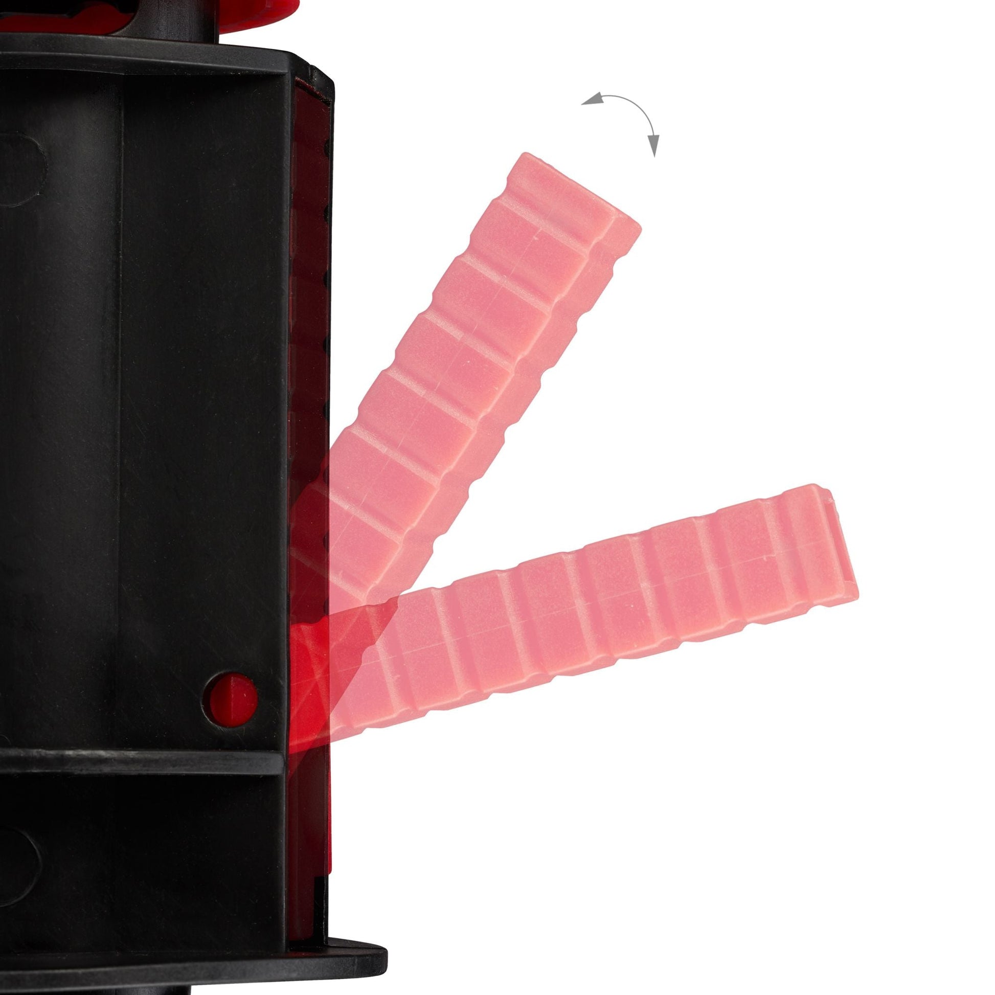 Bodenhülse Sonnenschirm Rot-Schwarz von Relaxdays