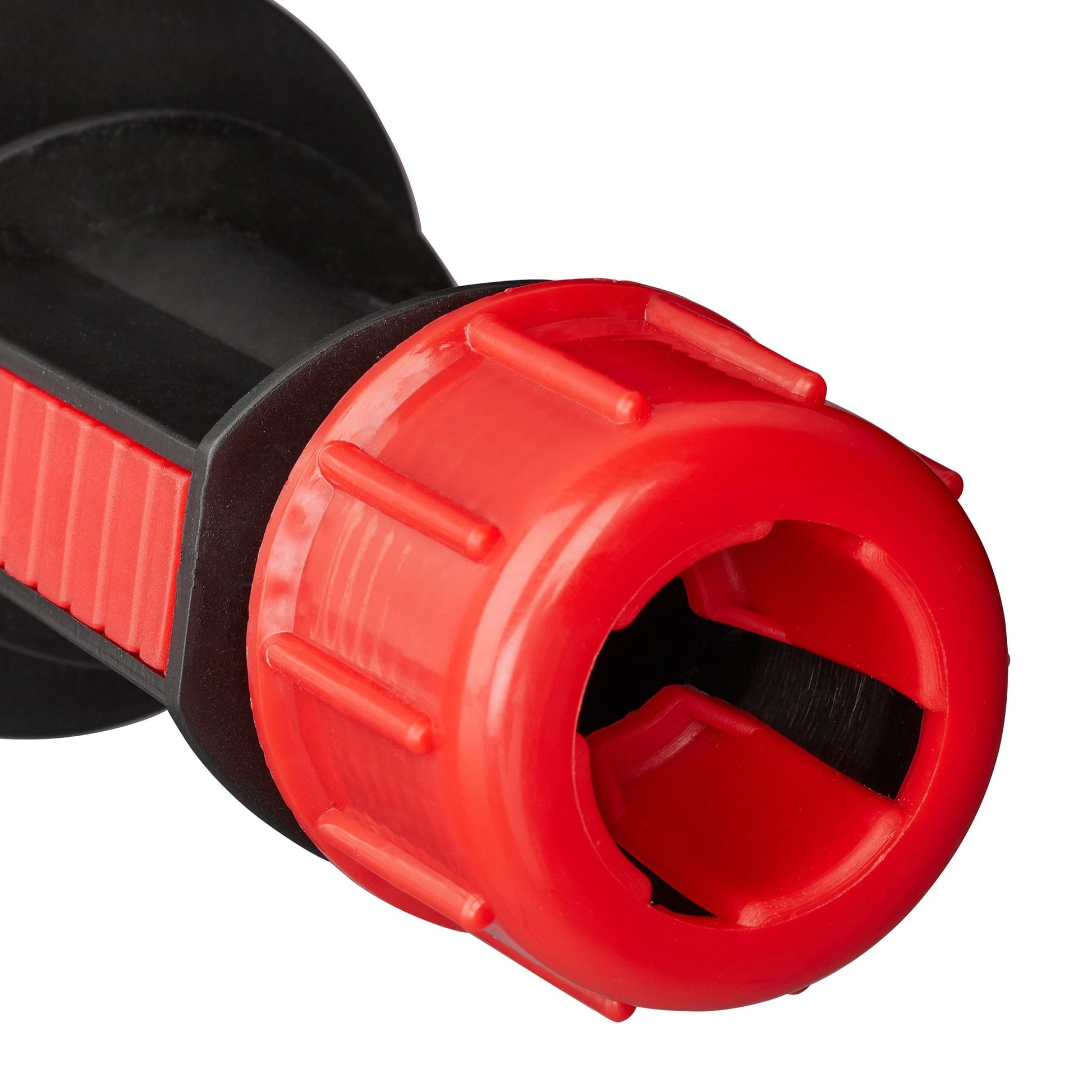 Bodenhülse Sonnenschirm Rot-Schwarz von Relaxdays