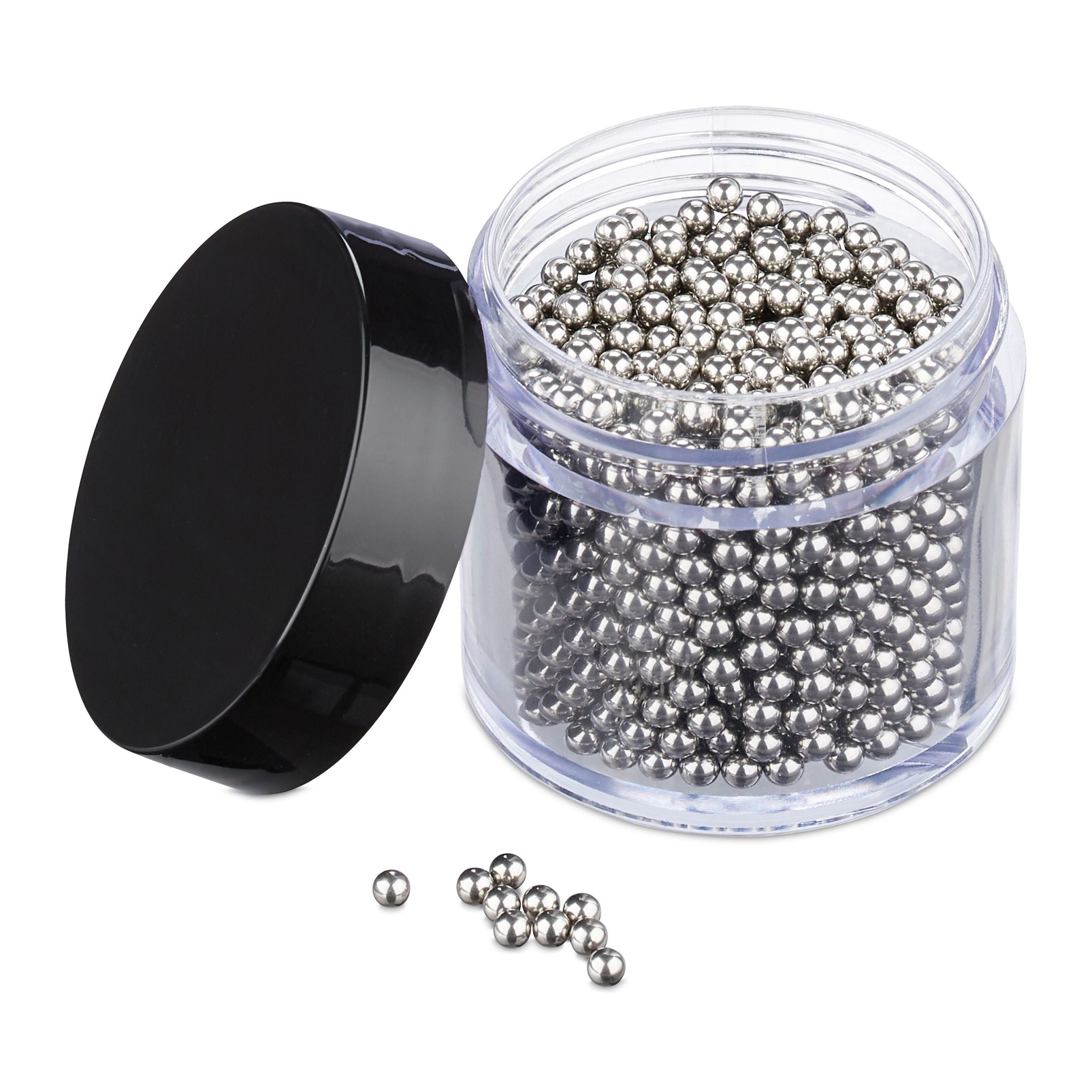 Reinigungsperlen 1000er-Set Schwarz-Silber-Transparent von Relaxdays