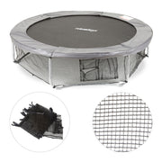 Rahmennetz Trampolin Schwarz von Relaxdays