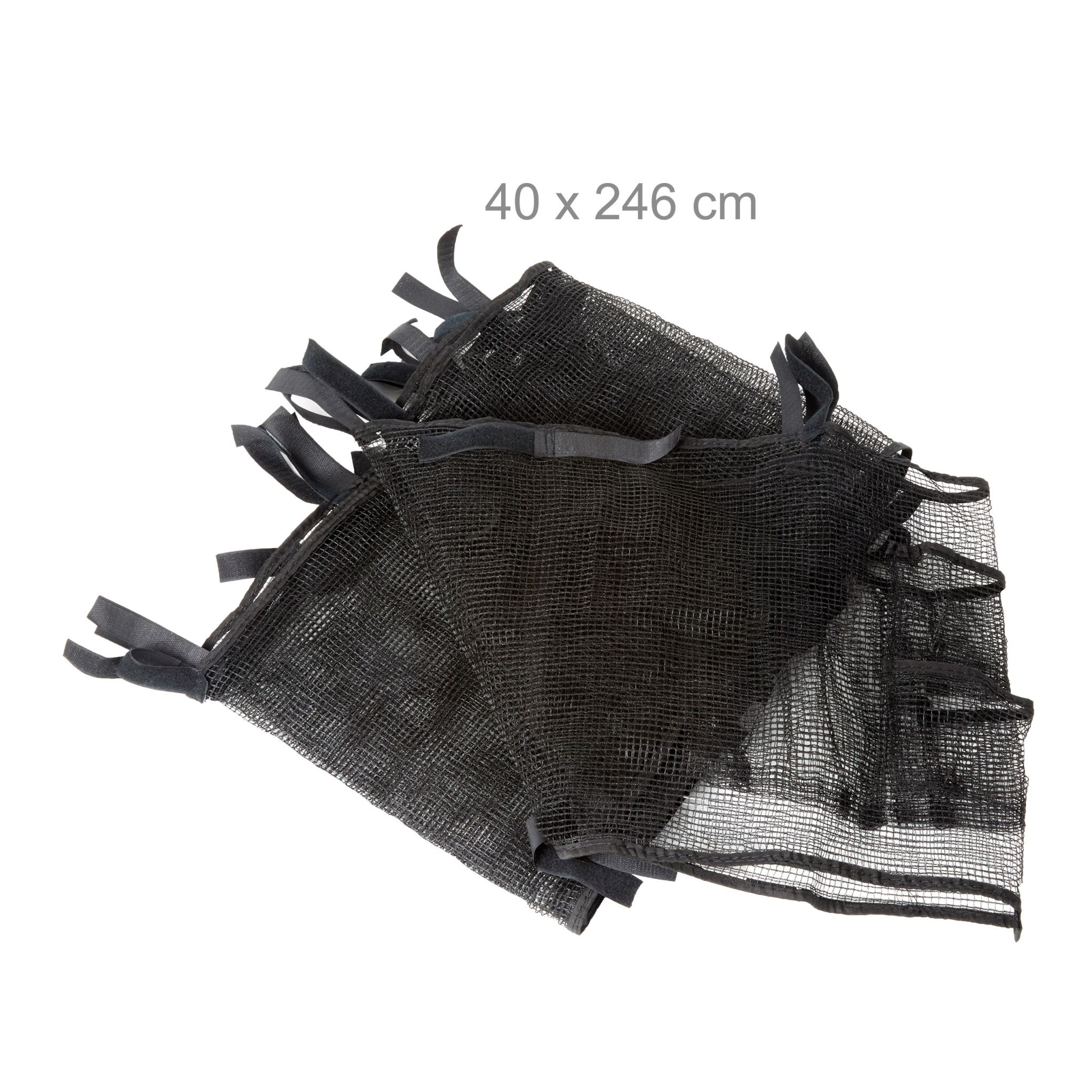 Rahmennetz Trampolin Schwarz von Relaxdays