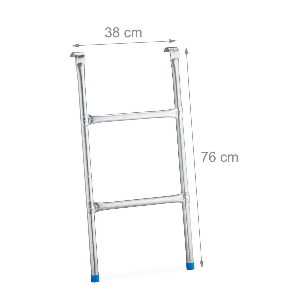 Leiter für Trampolin Blau-Silber von Relaxdays