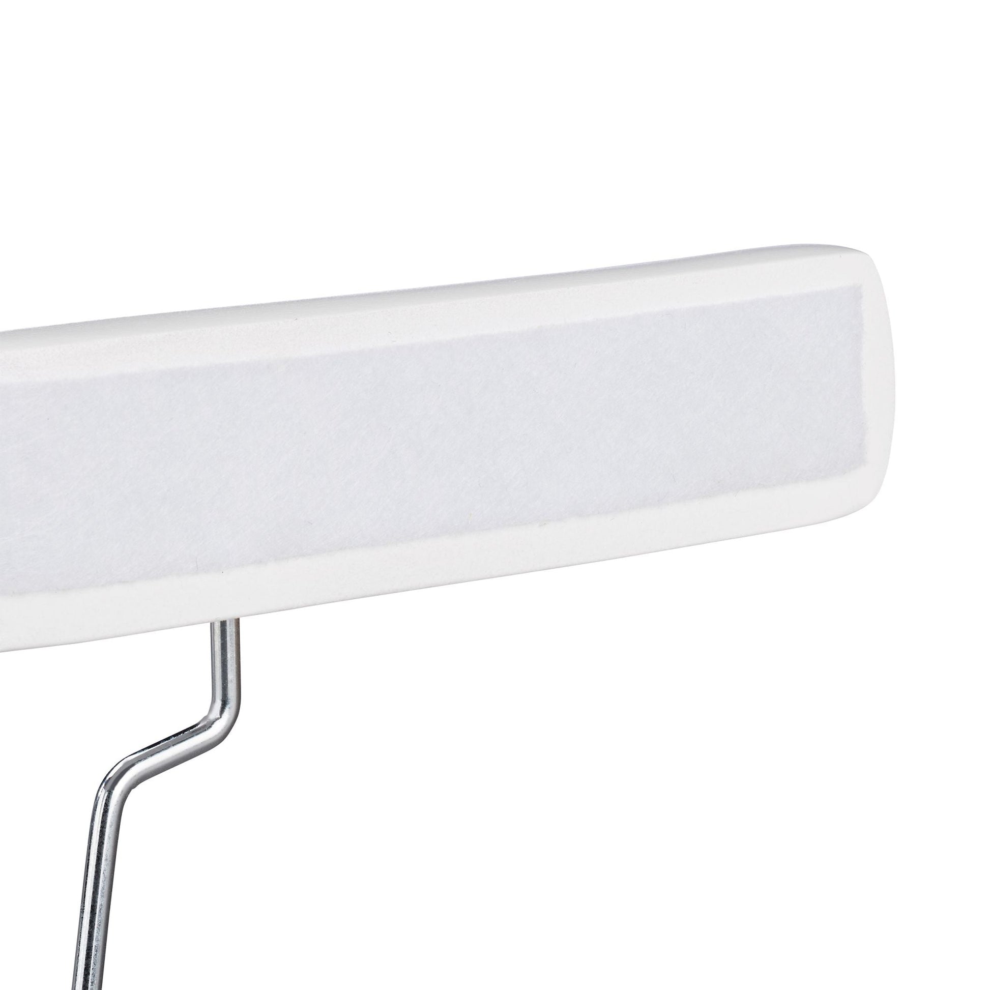 Hosenspanner 12er-Set Weiss-Silber von Relaxdays