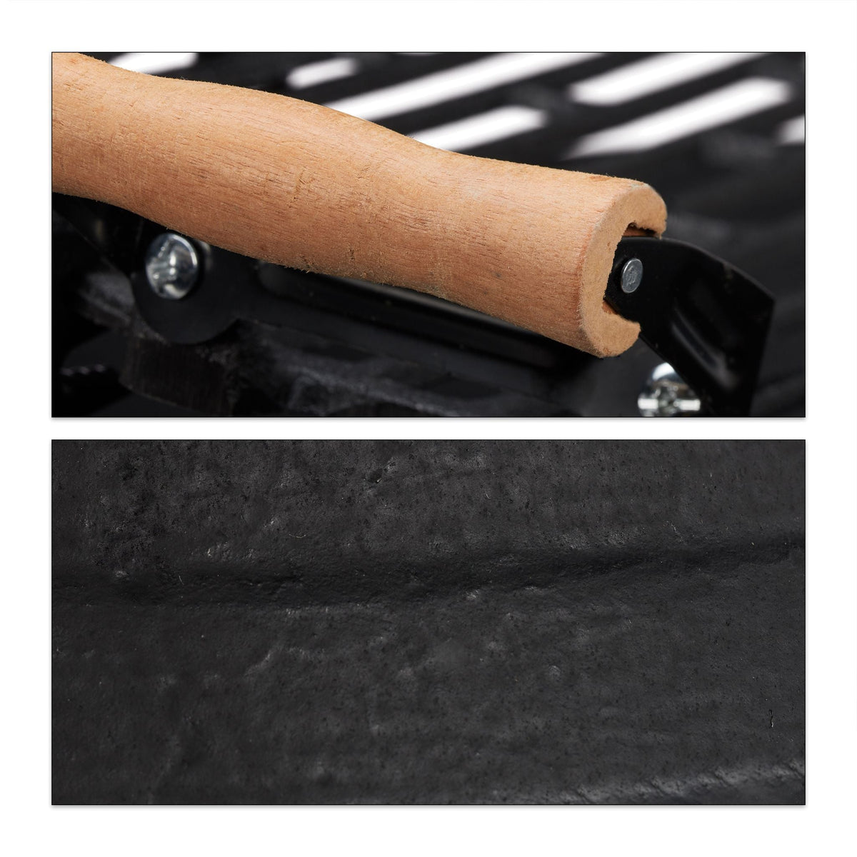 Grillfass Gusseisen Hellbraun-Schwarz von Relaxdays
