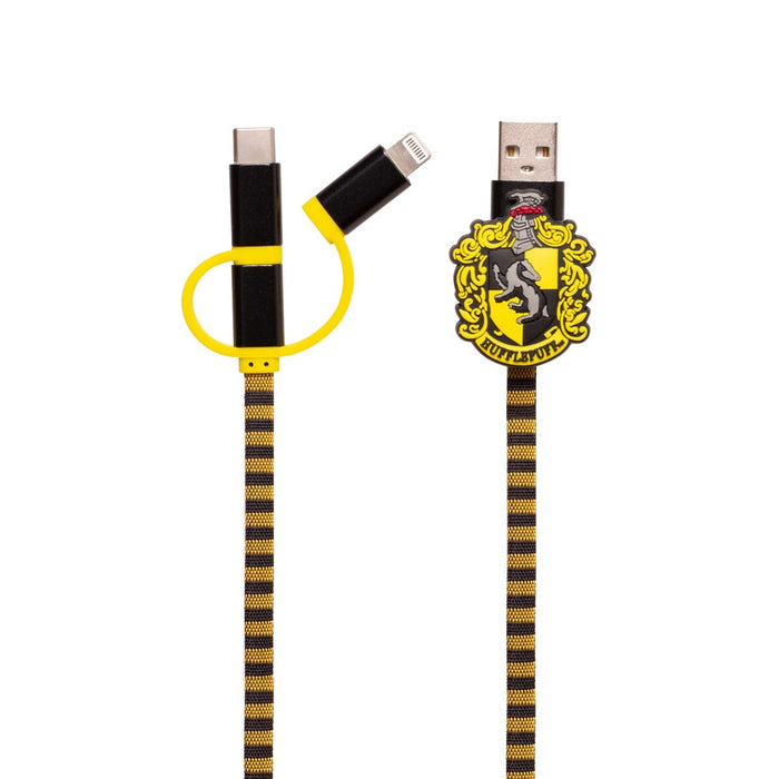 Ladekabel 3in1 Hogwarts Hufflepuff von PowerSquad