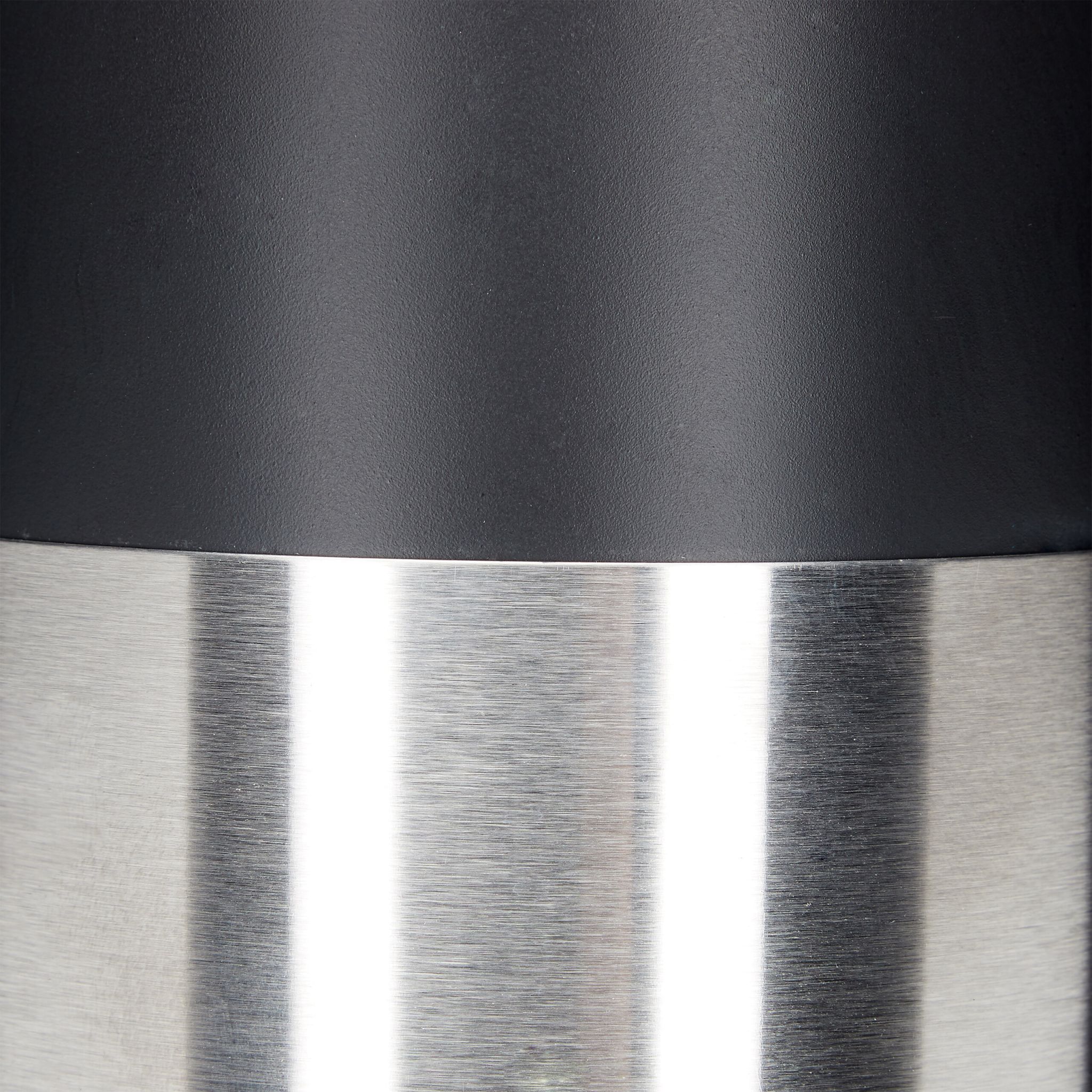 Terrassenofen mit Tür schwarz Schwarz-Silber