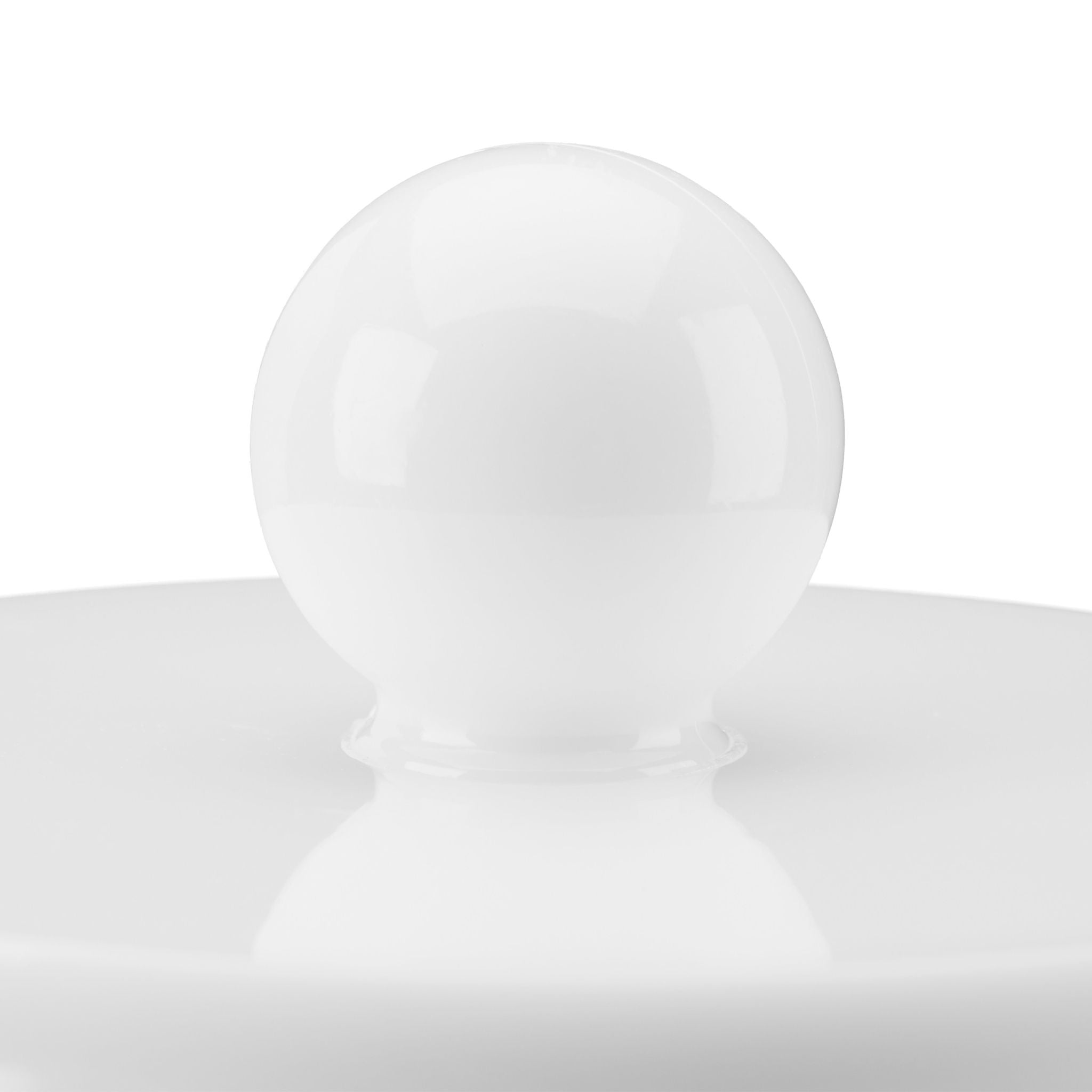 Wattepads Aufbewahrung 2er-Set Weiss von Relaxdays