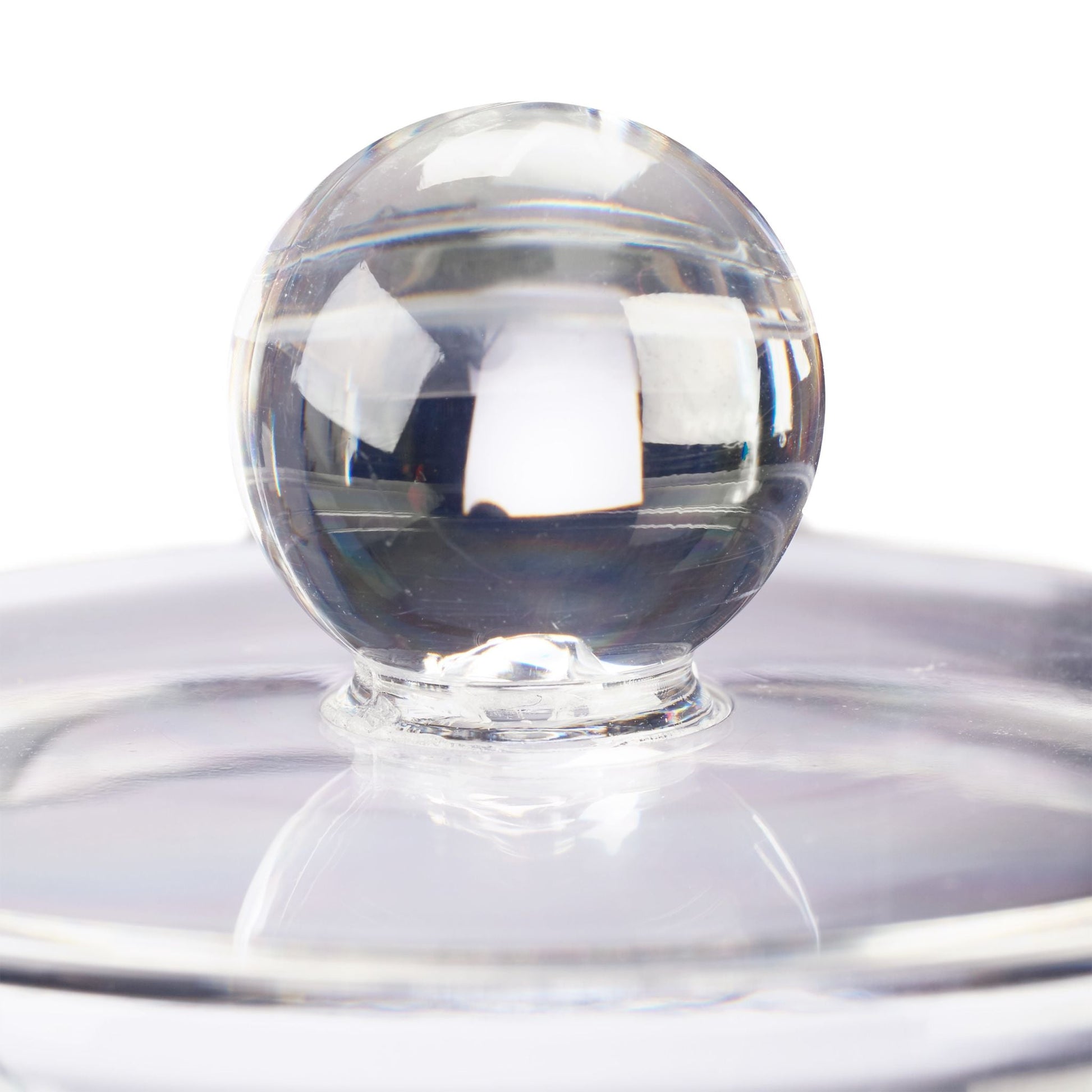 Wattepads Aufbewahrung 2er-Set Transparent von Relaxdays