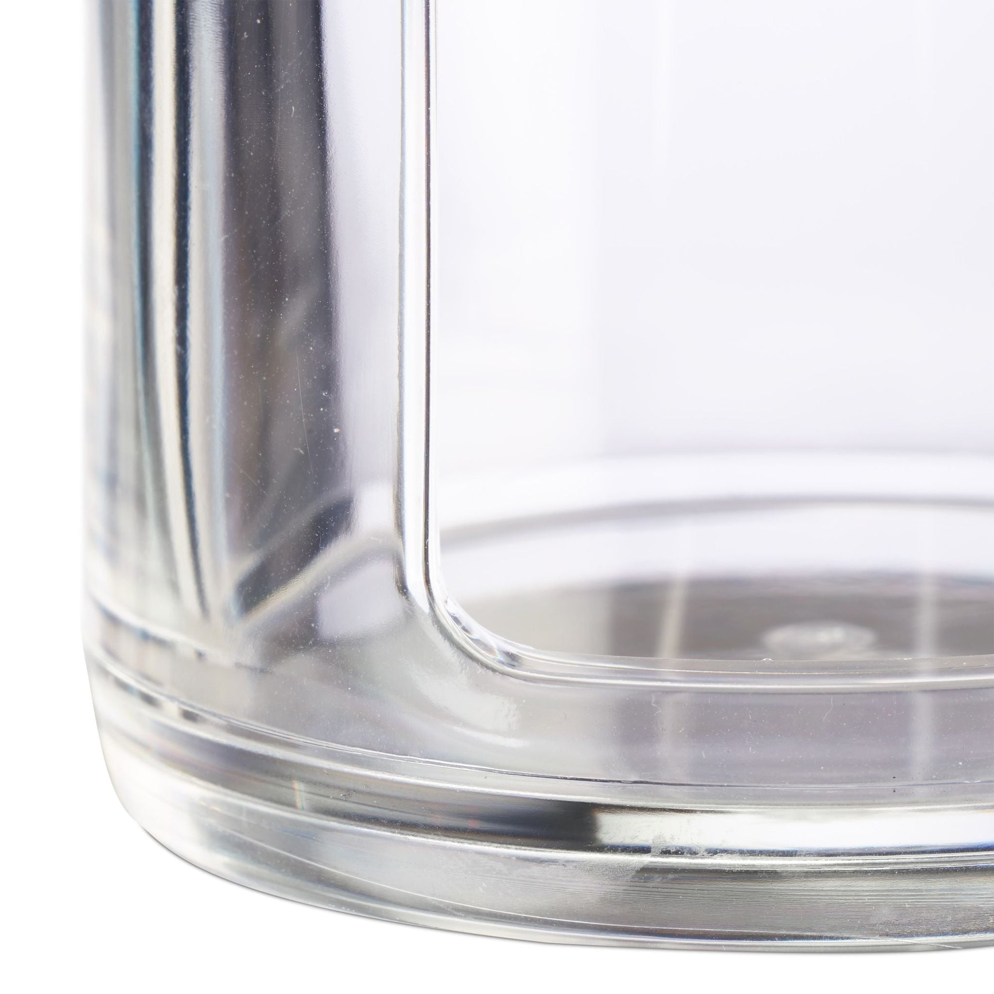 Wattepads Aufbewahrung 2er-Set Transparent von Relaxdays