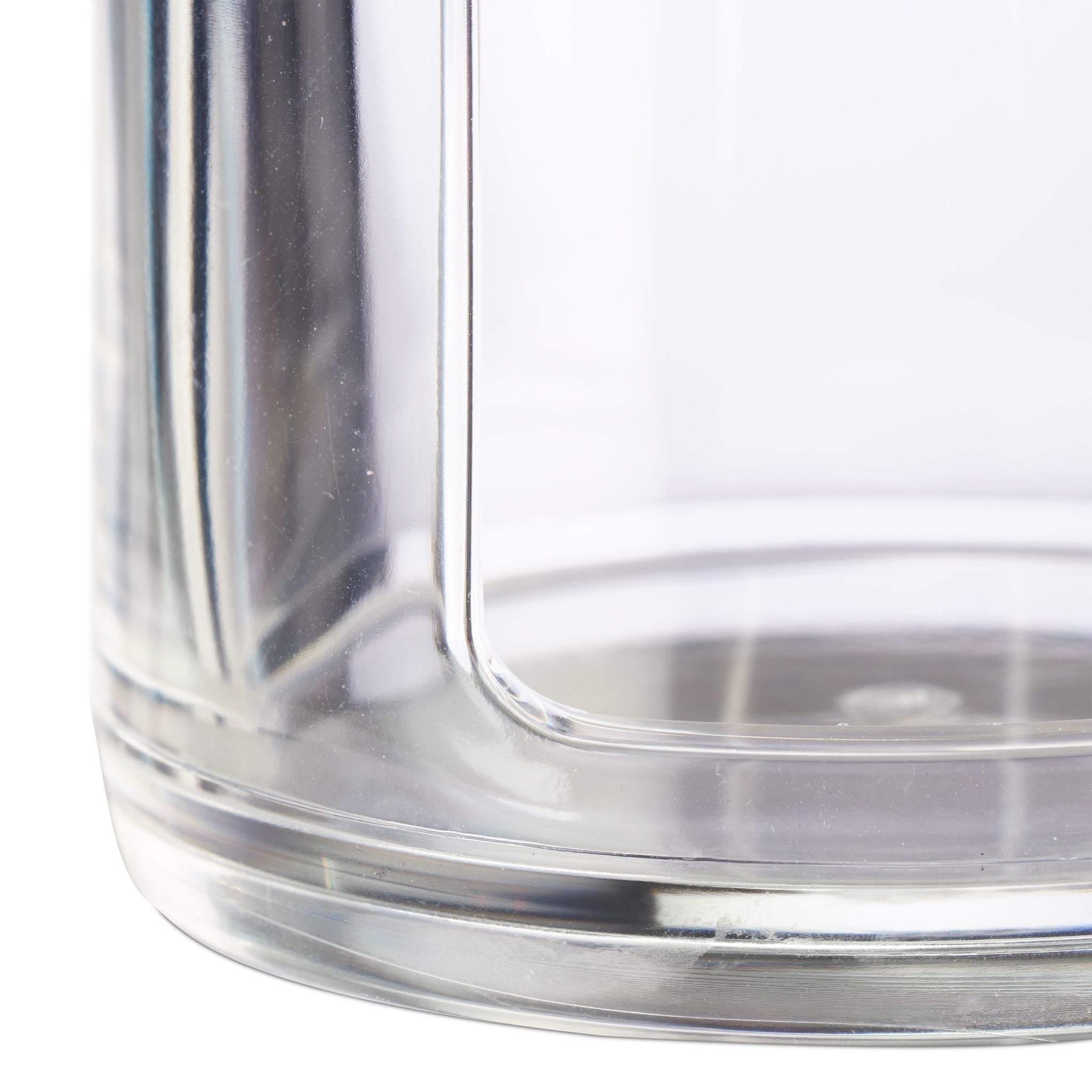 Wattepads Aufbewahrung 2er-Set Transparent von Relaxdays
