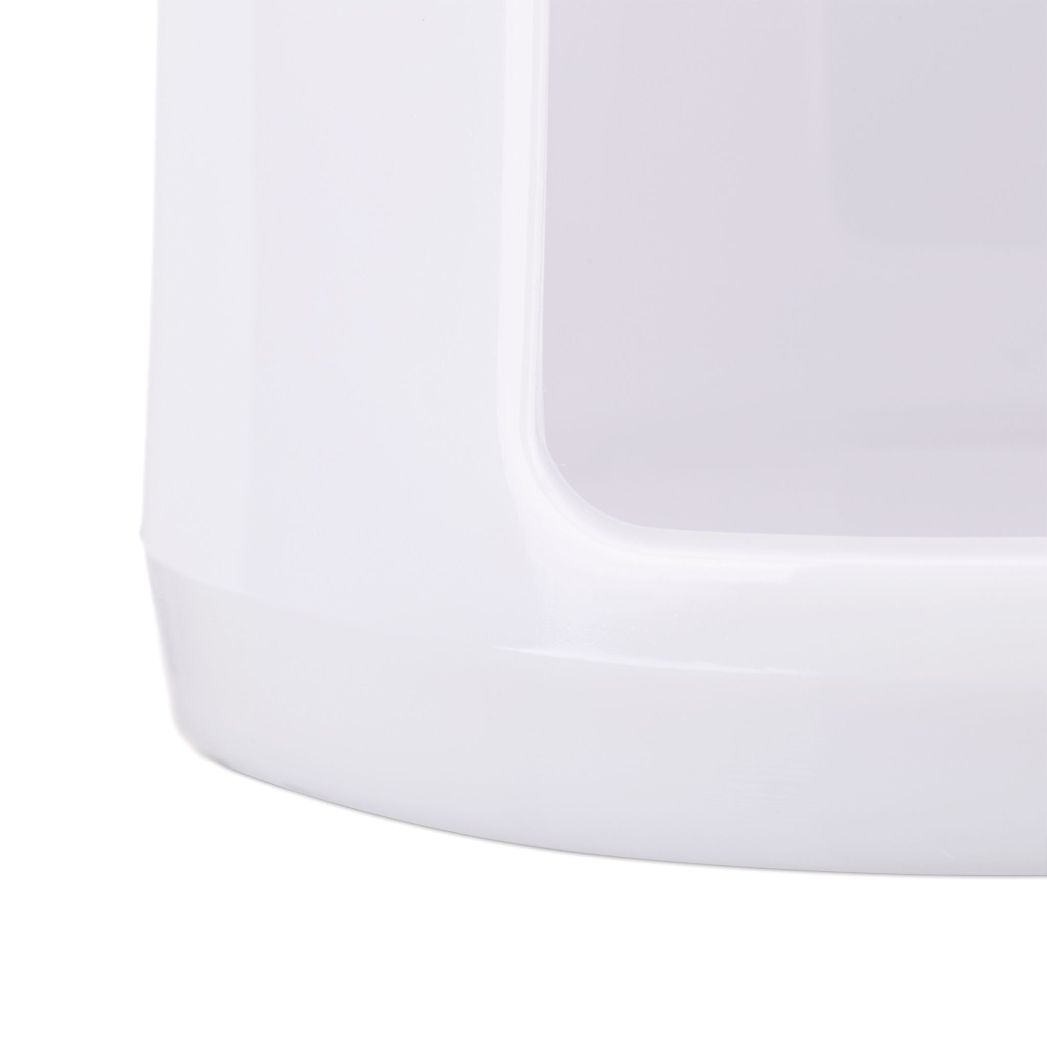 Wattepads Aufbewahrung 2er-Set Weiss-Hellbraun