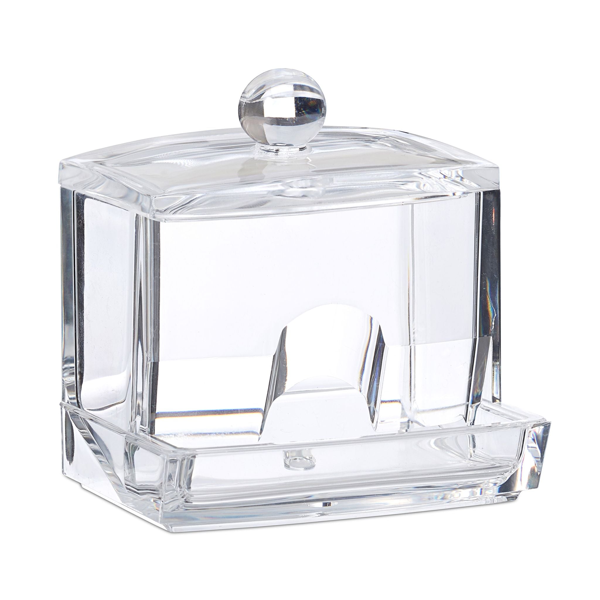 Wattestäbchen Aufbewahrung Transparent