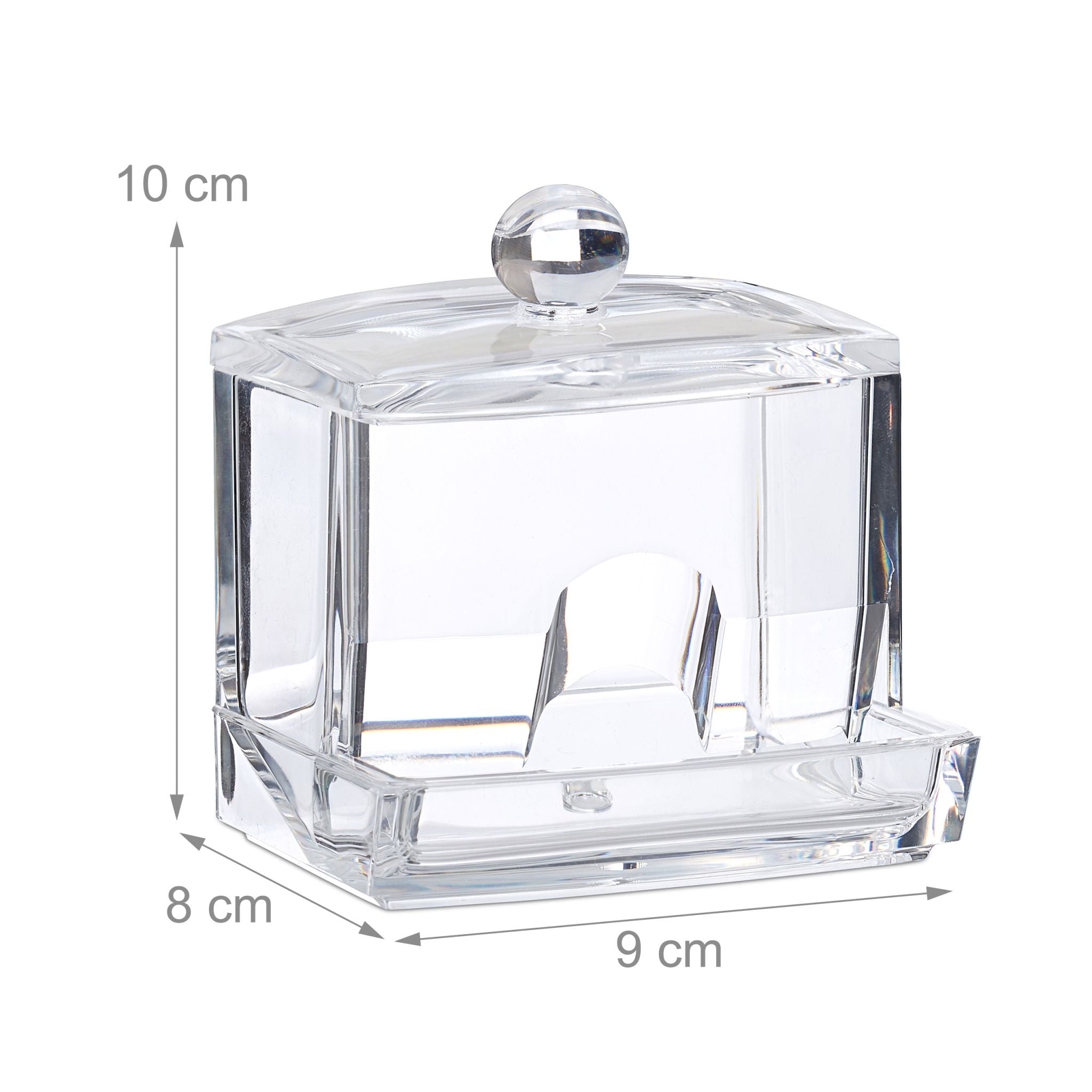 Wattestäbchen Aufbewahrung Transparent