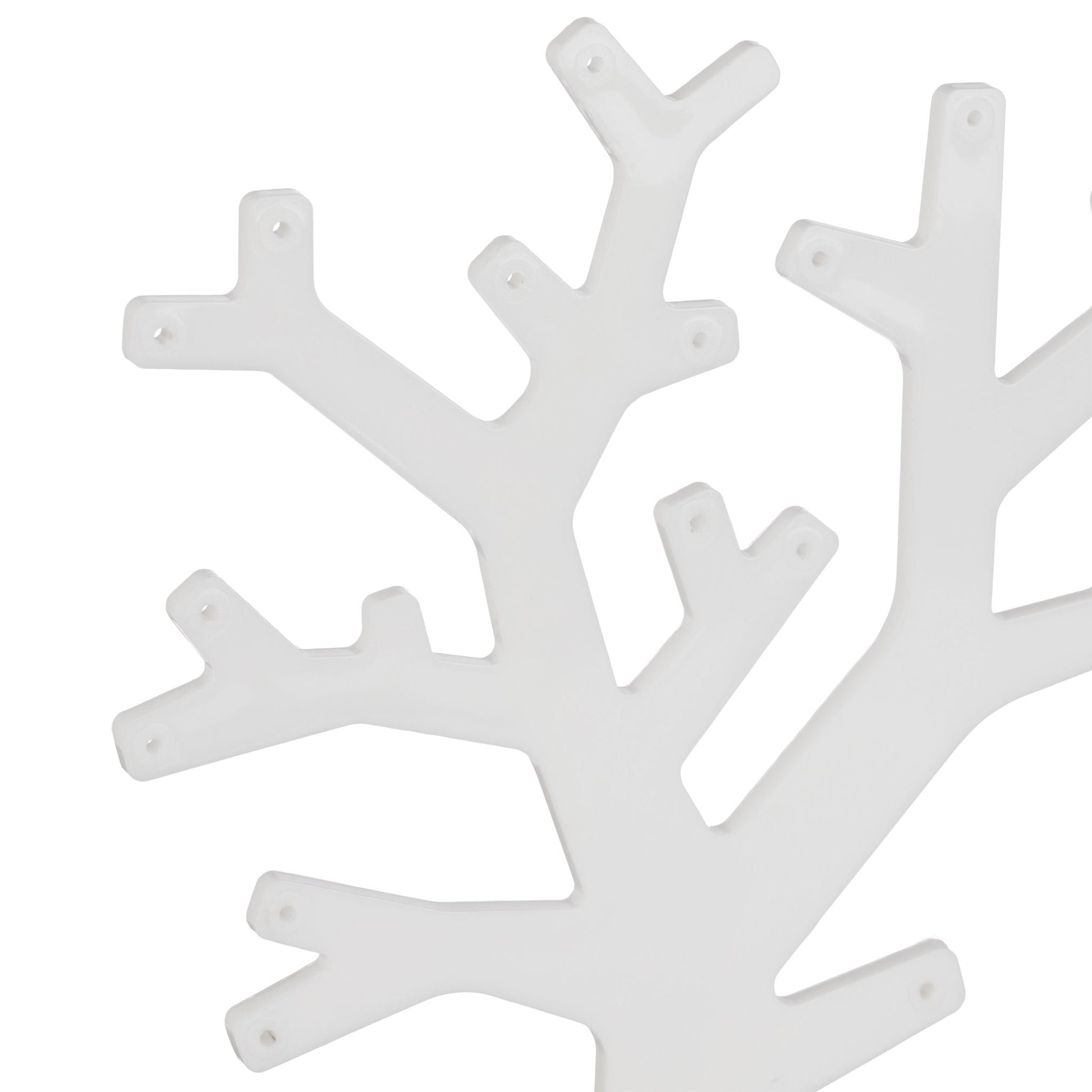 Schmuckständer Baum 2er-Set Weiss-Schwarz von Relaxdays