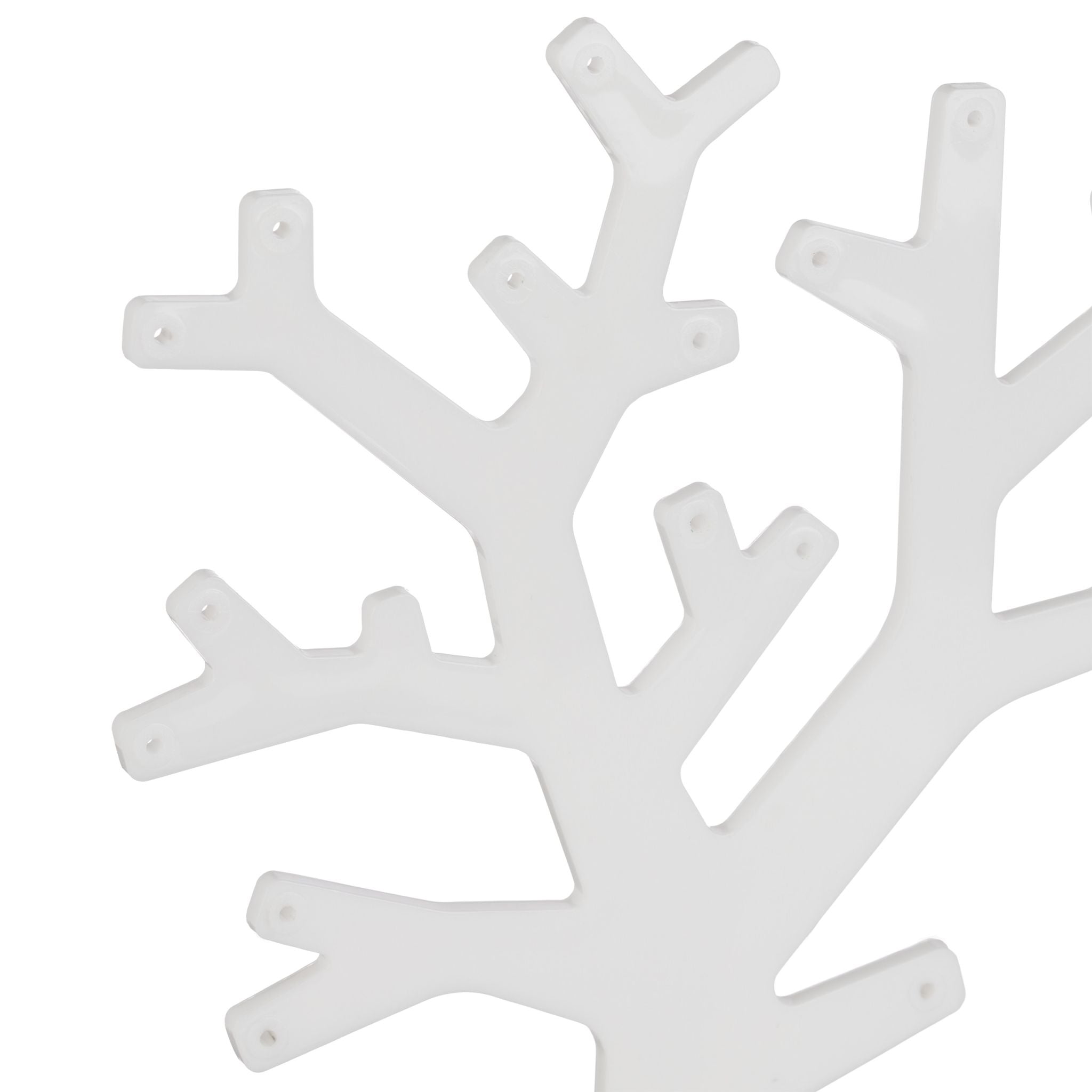 Schmuckständer Baum 2er-Set Weiss-Schwarz von Relaxdays