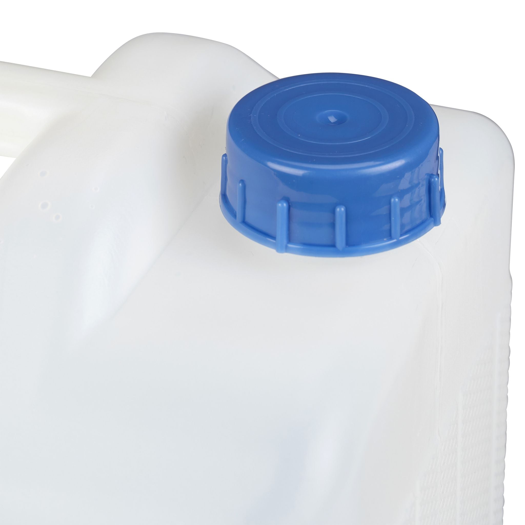 Wasserkanister mit Hahn Weiss-Blau