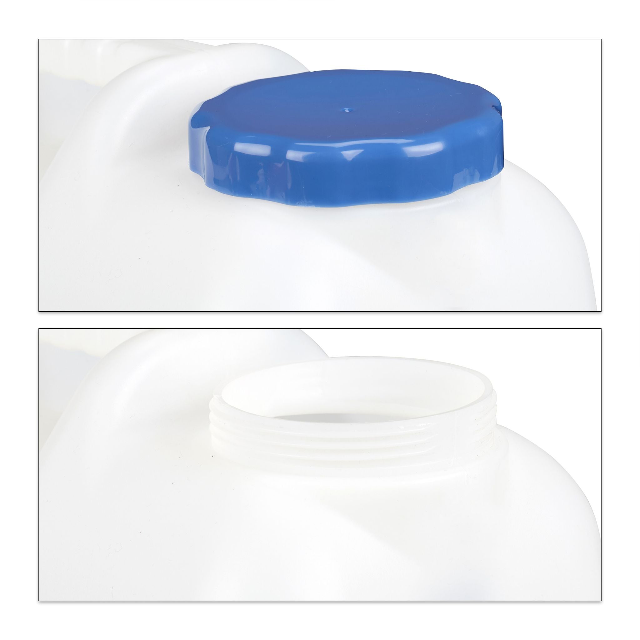 Wasserkanister mit Hahn Weiss-Blau von Relaxdays