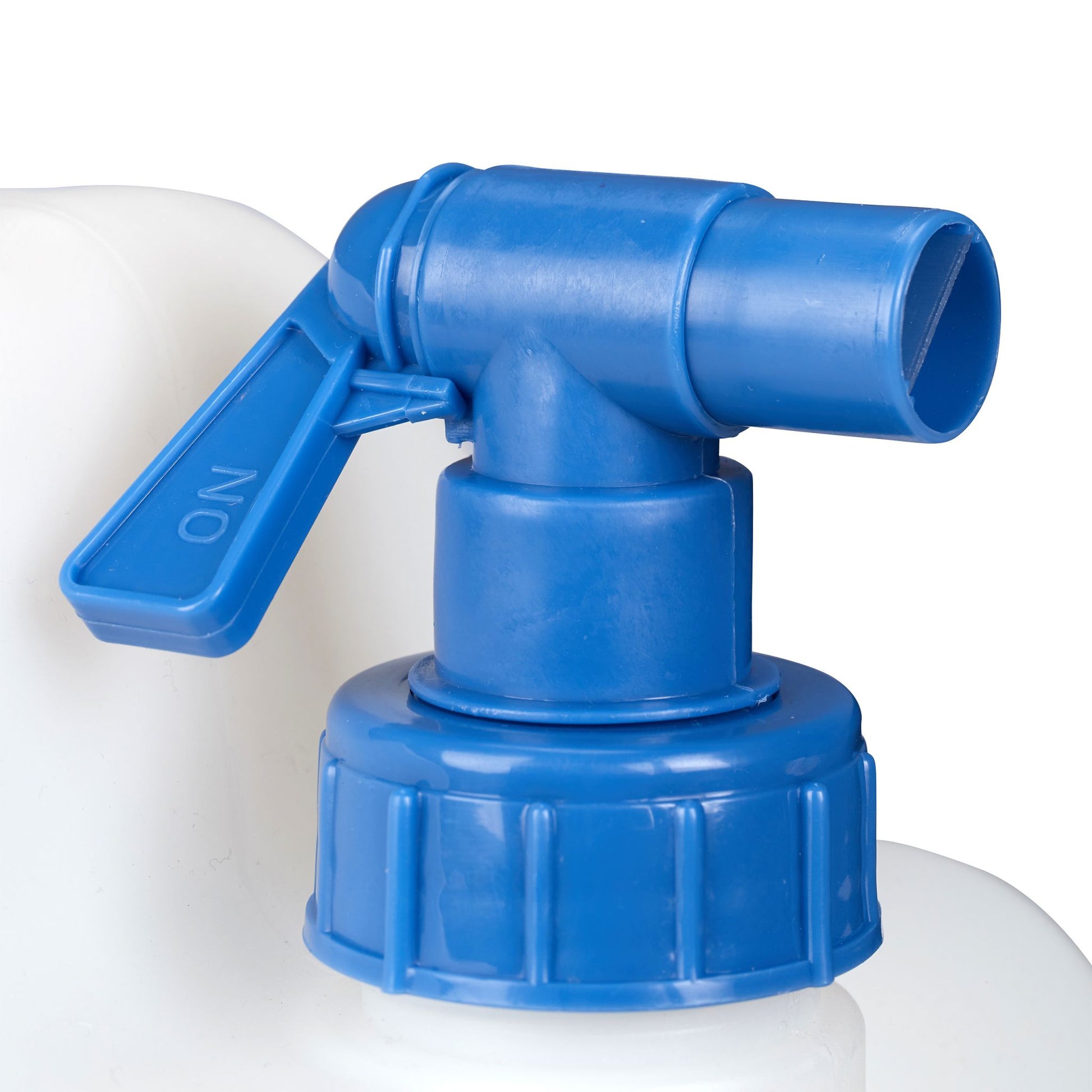 Wasserkanister mit Hahn Weiss-Blau von Relaxdays