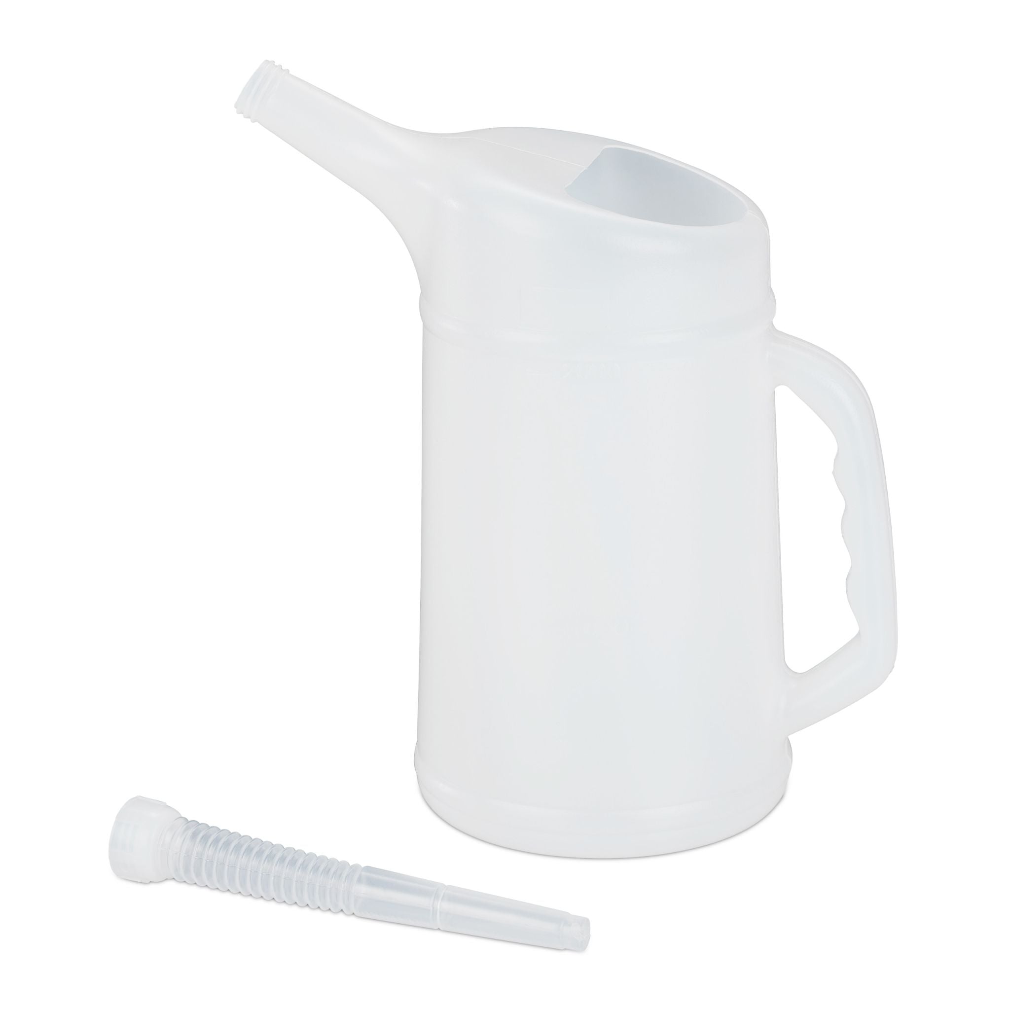Ölkanne mit Einfüllstutzen Weiss